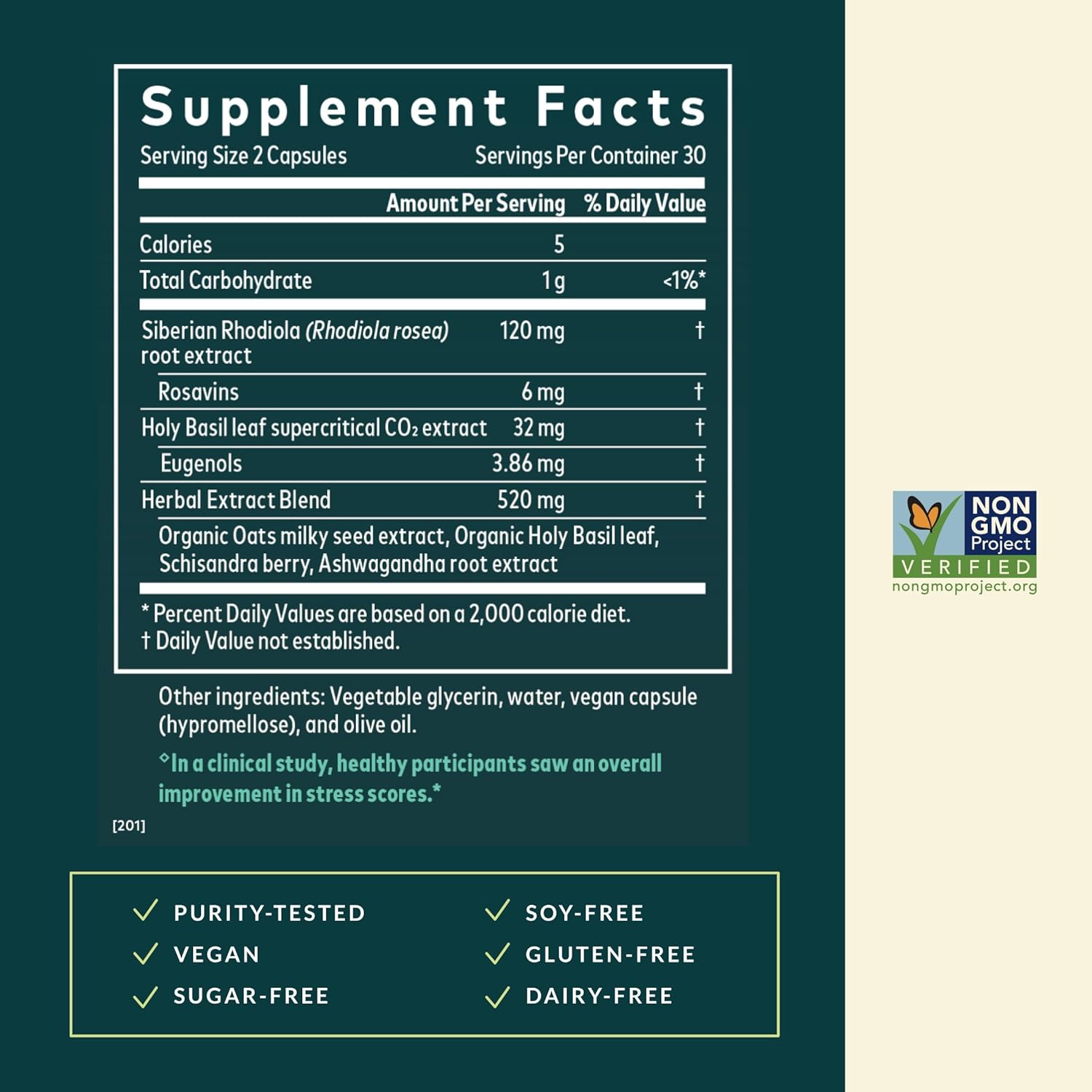 Gaia Herbs Adrenal Health 60 Vegan Liquid Phyto-Capsules