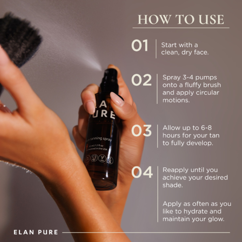 Elan Pure Non-Toxic Face Tanning Mist