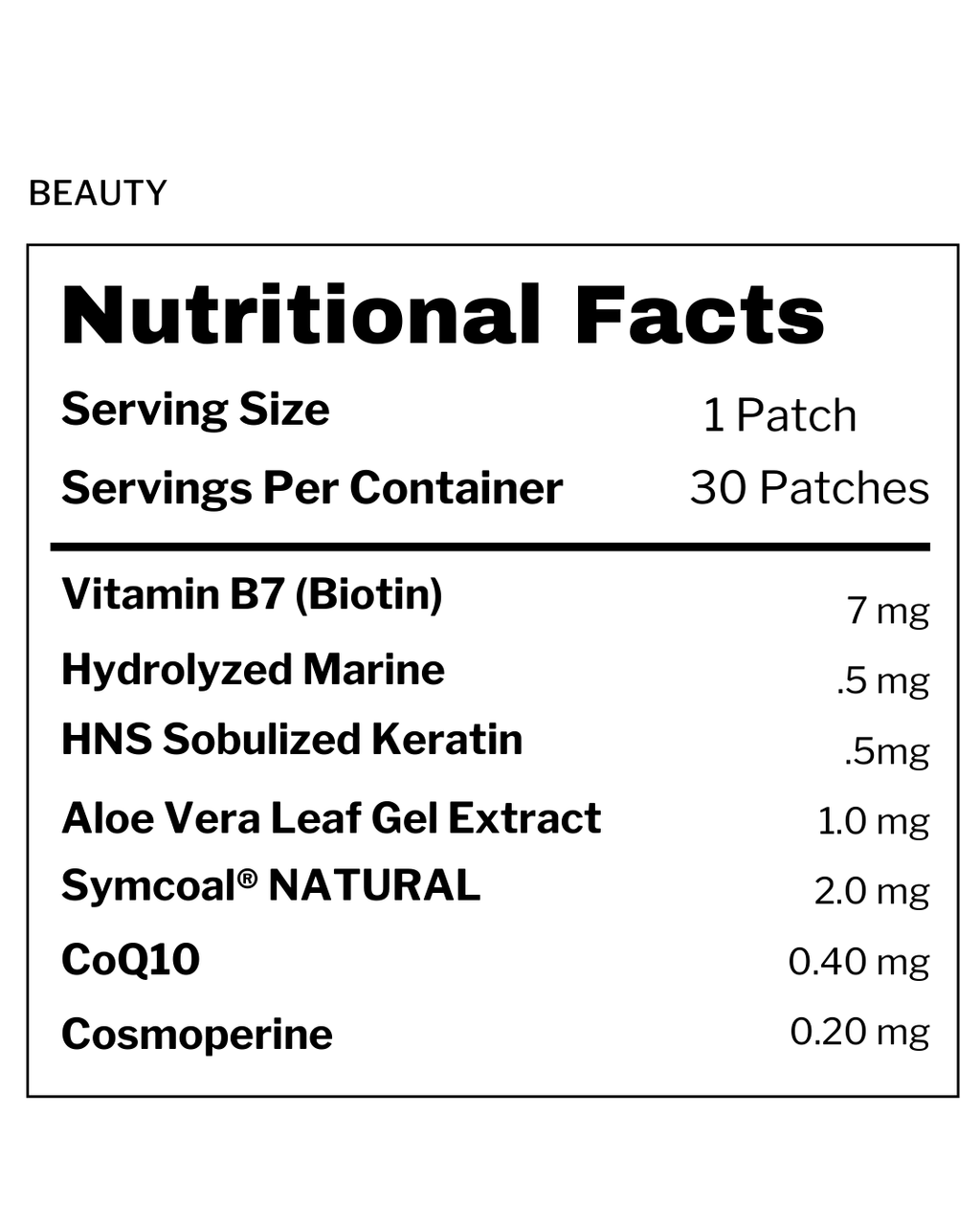 Beauty- Vitamin Patch Club
