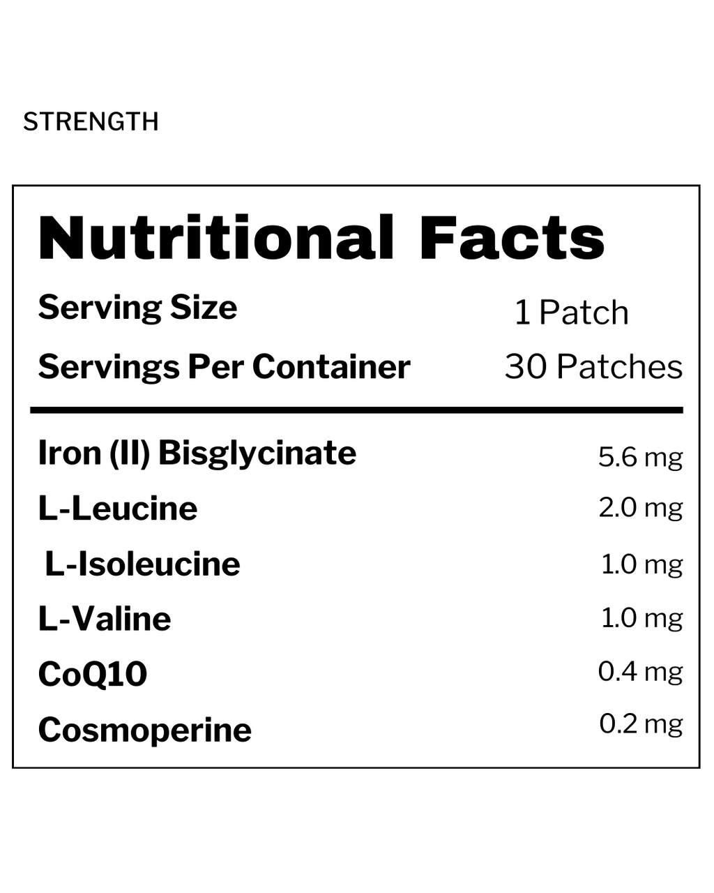 Strength- Vitamin Patch Club