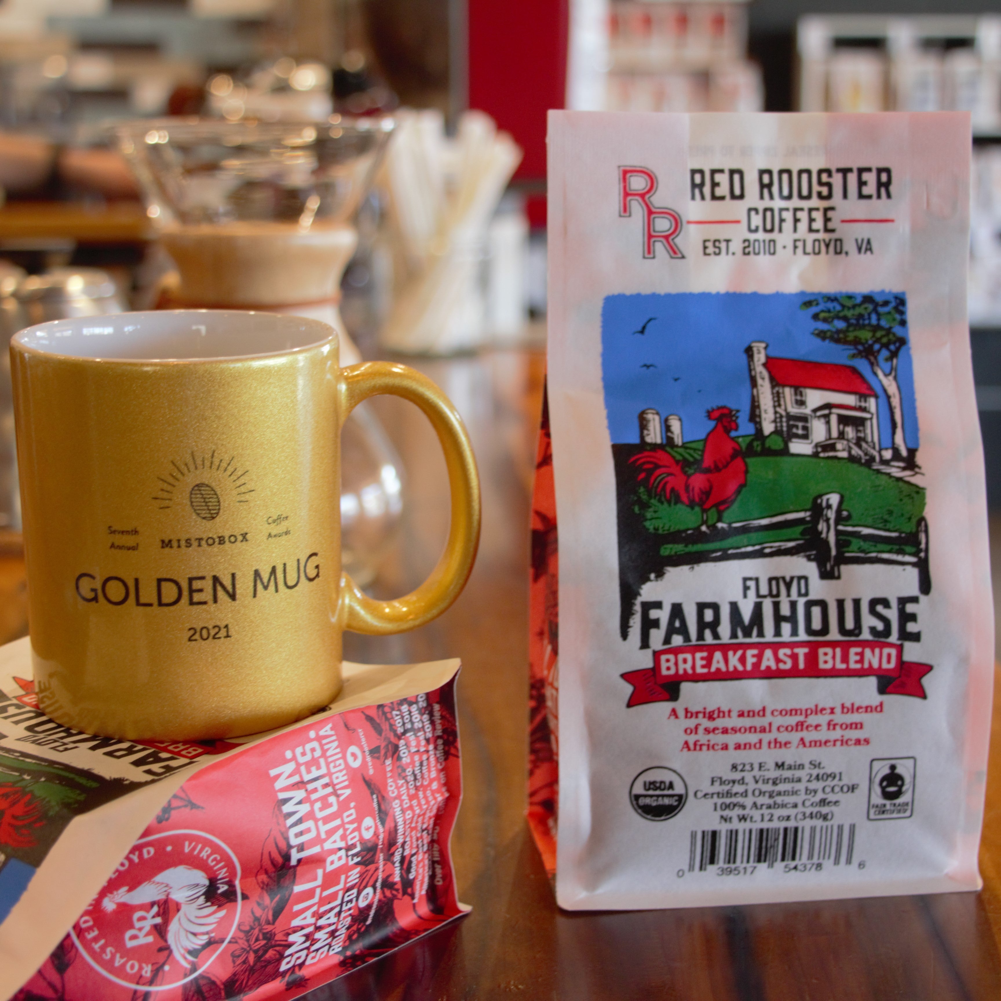 Red Rooster Organic Floyd Farmhouse Breakfast Blend Coffee