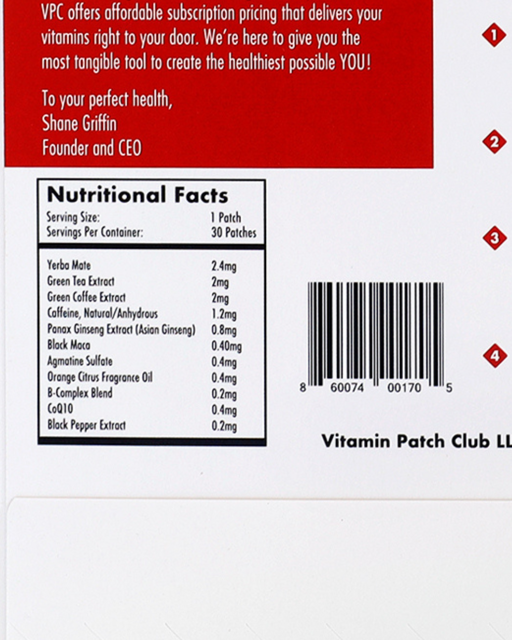 Energize- Vitamin Patch Club