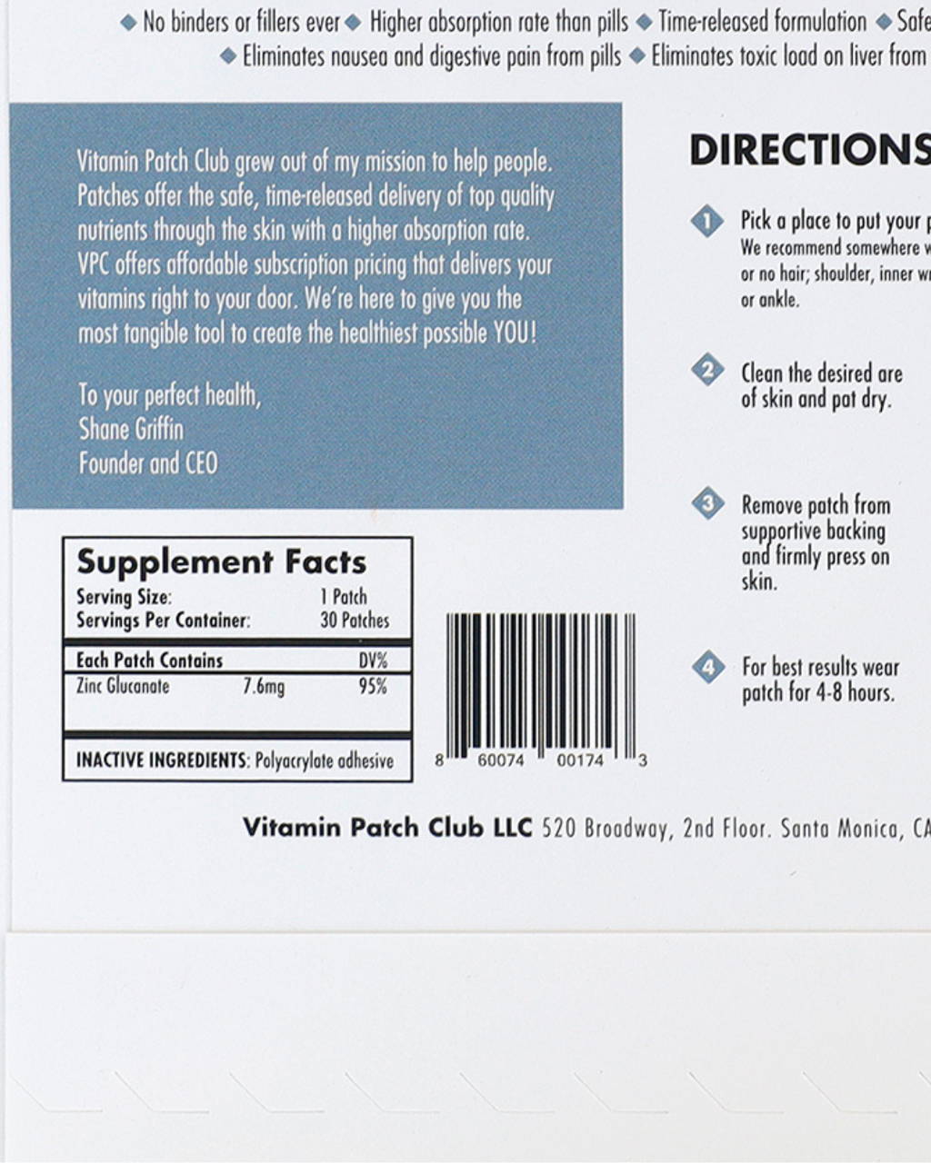 Restore- Vitamin Patch Club