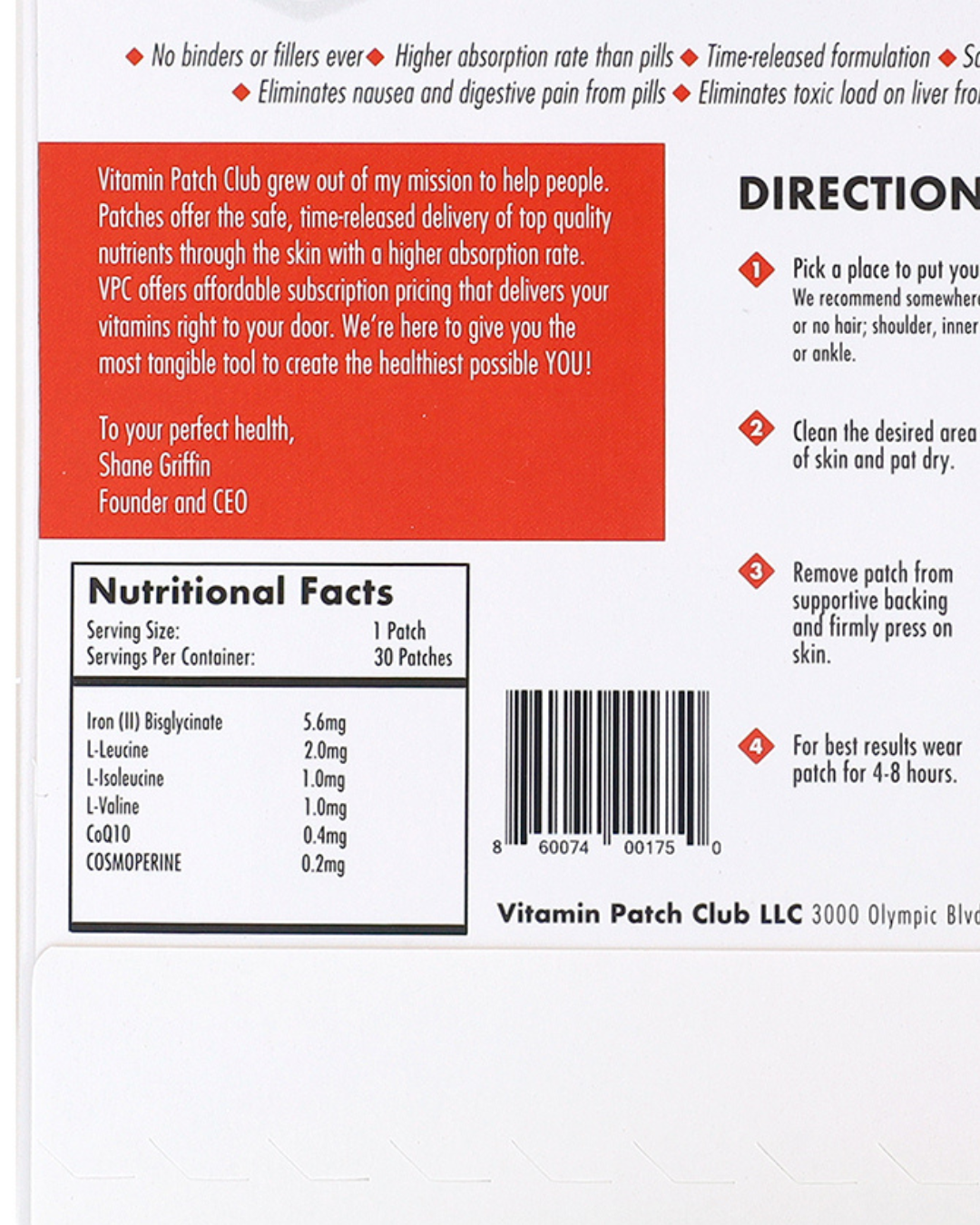Strength- Vitamin Patch Club