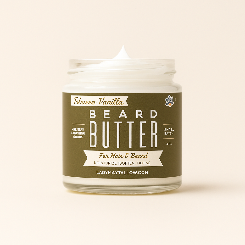 Tallow Man Tobacco Vanilla Beard + Body Butter