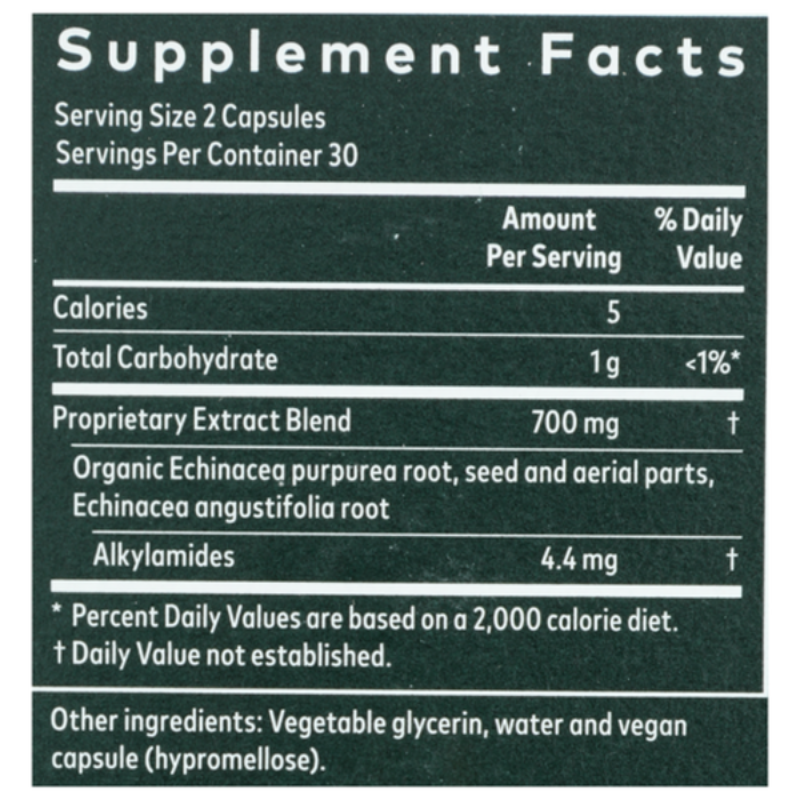 Gaia Herbs Echinacea Supreme  60 Vegan Liquid Phyto-Capsules