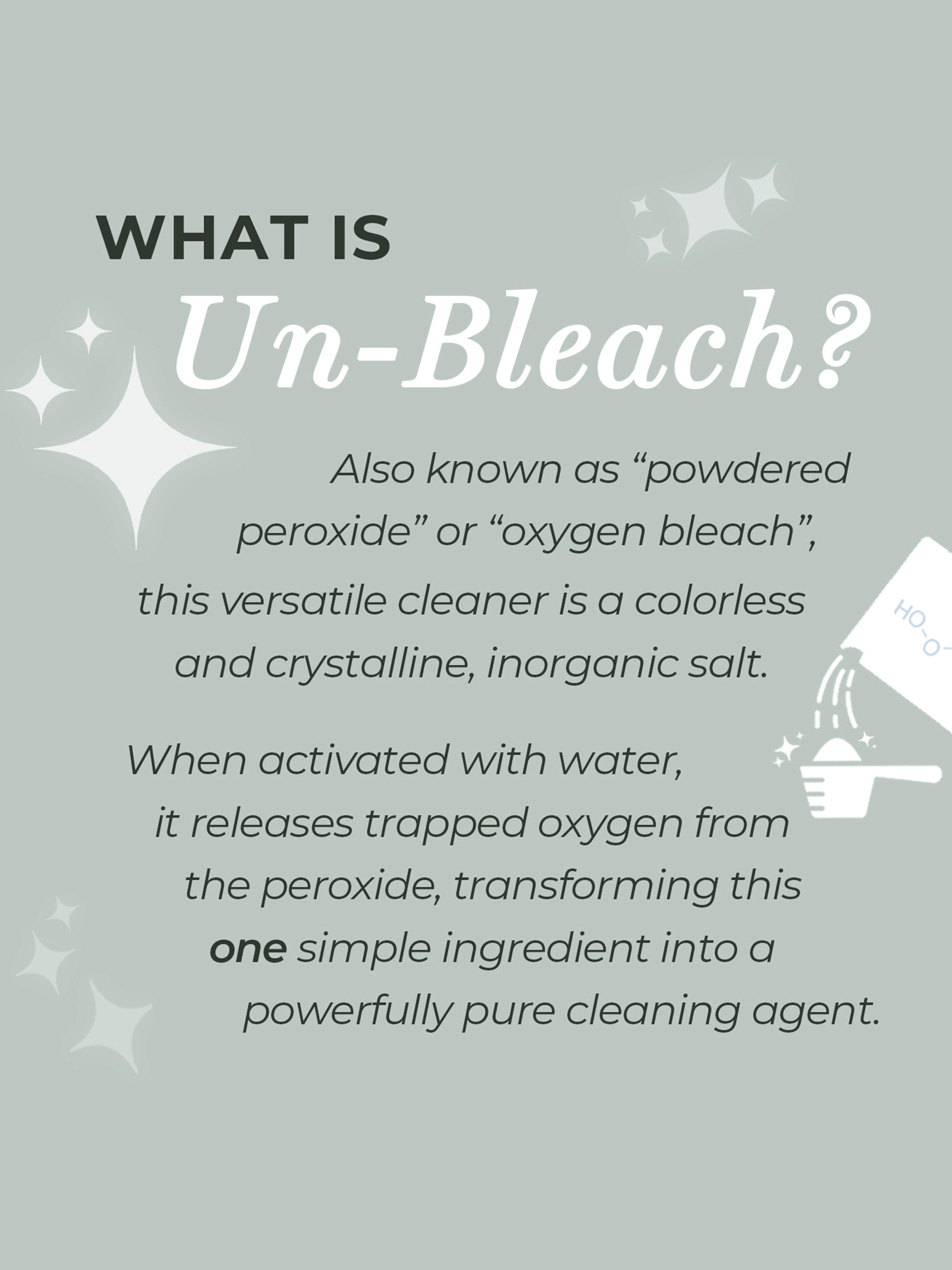 Un-Bleach Stain Remover & Bleach Free Brightener