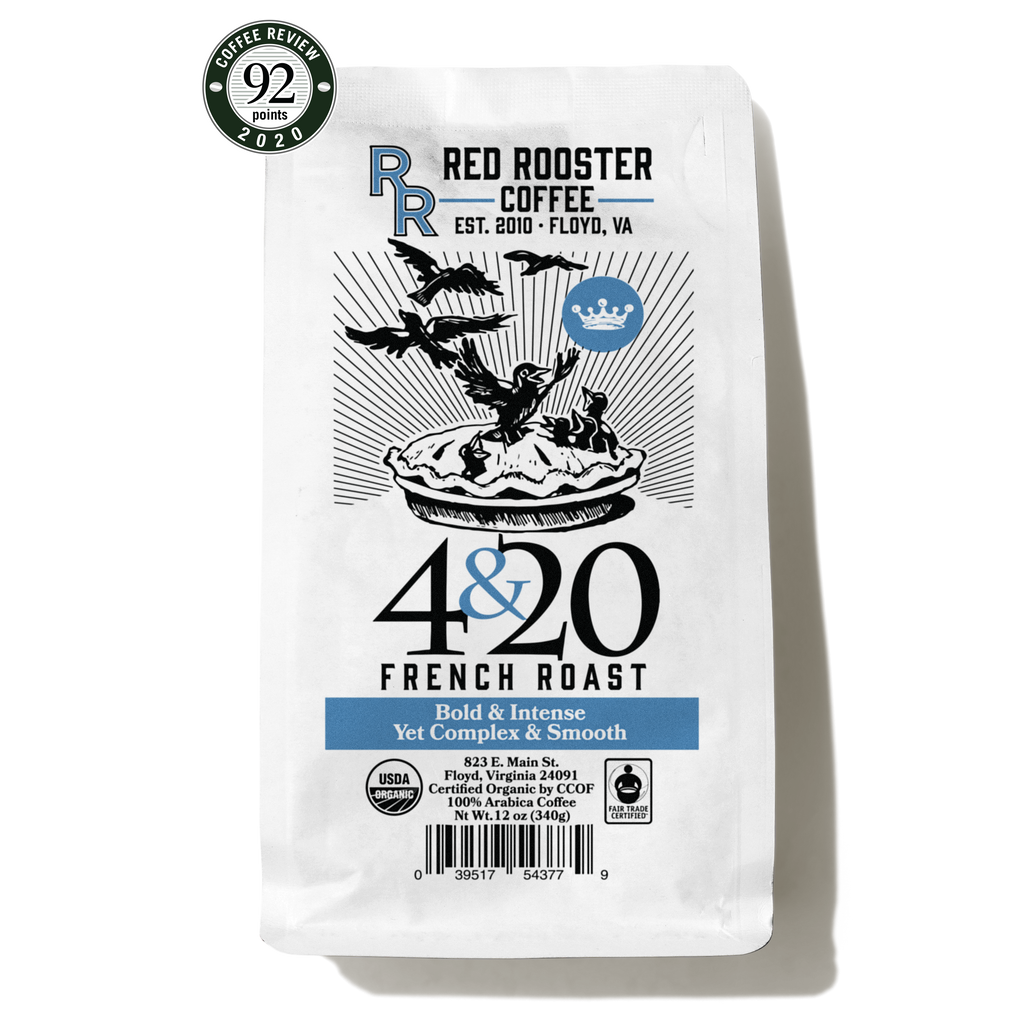 Red Rooster Organic 4&20 French Roast Coffee