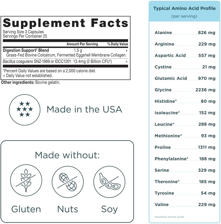 Ancient Nutrition Colostrum + Collagen 75 Count
