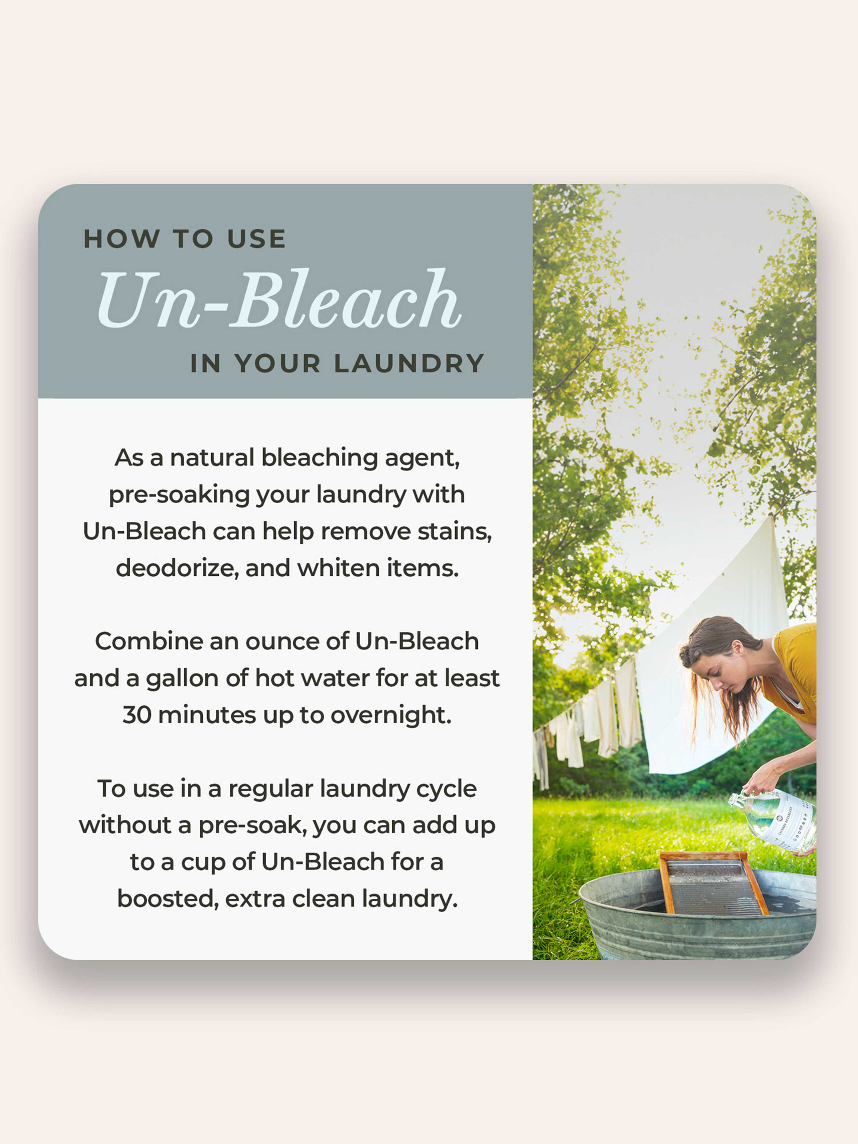 Un-Bleach Stain Remover & Bleach Free Brightener