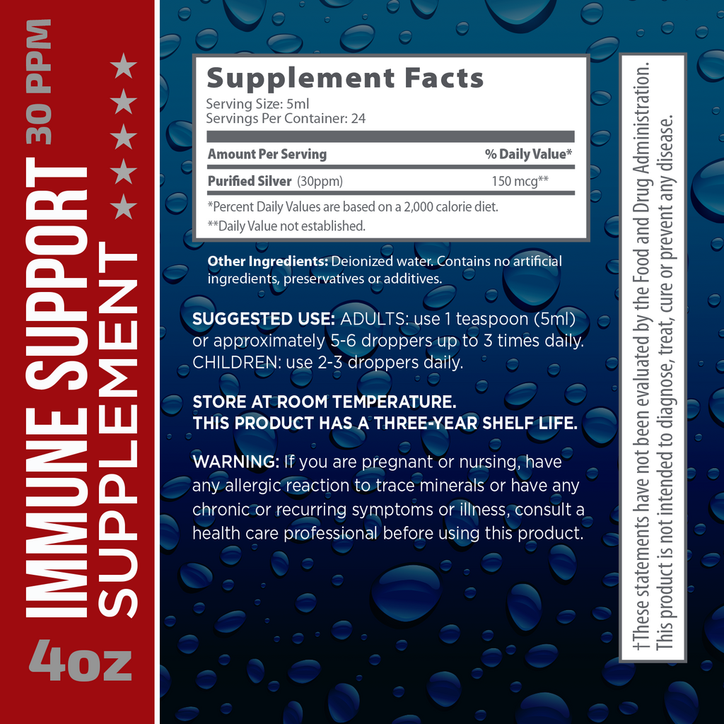 Silver Biotics Immune Support Extra Strength 30ppm