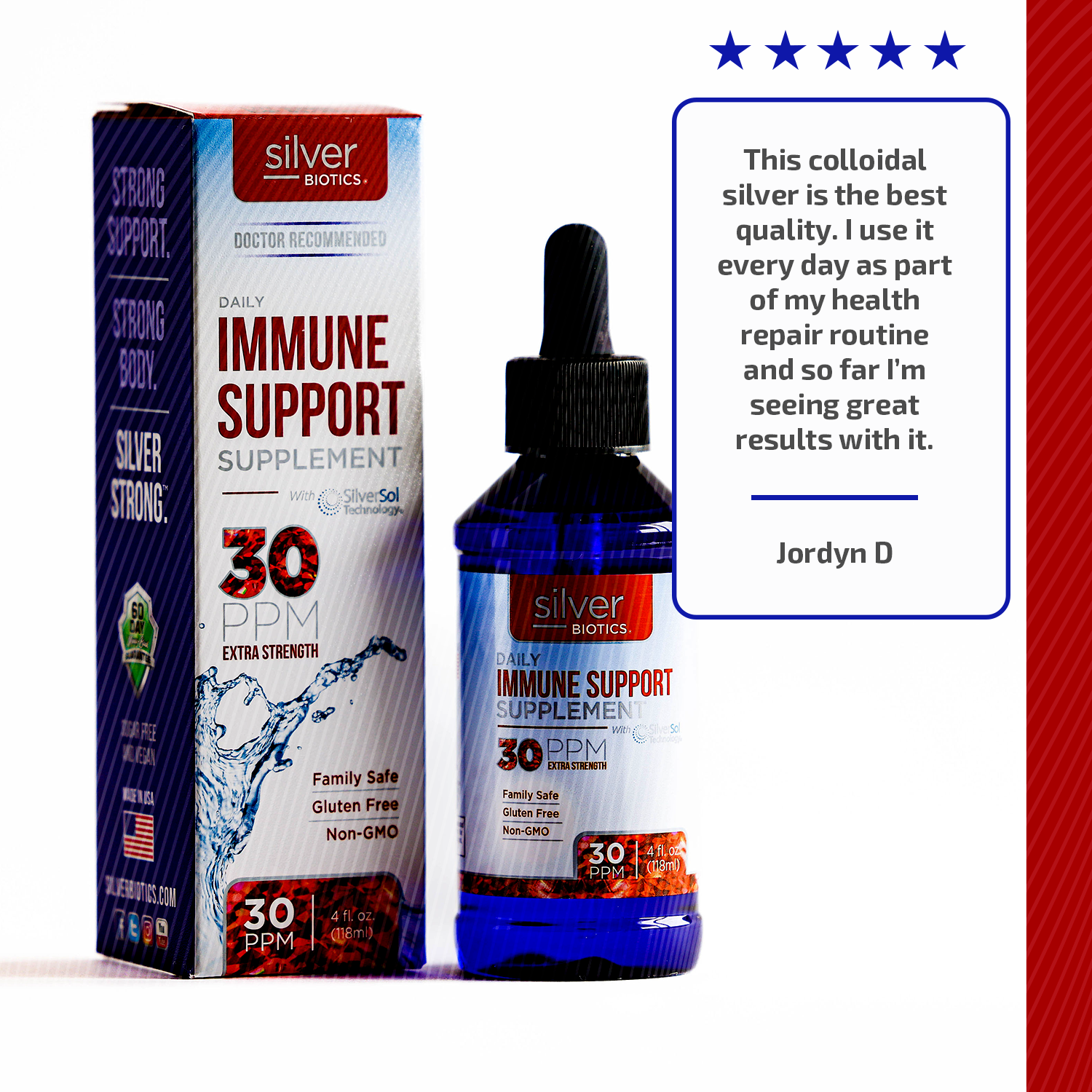 Silver Biotics Immune Support Extra Strength 30ppm
