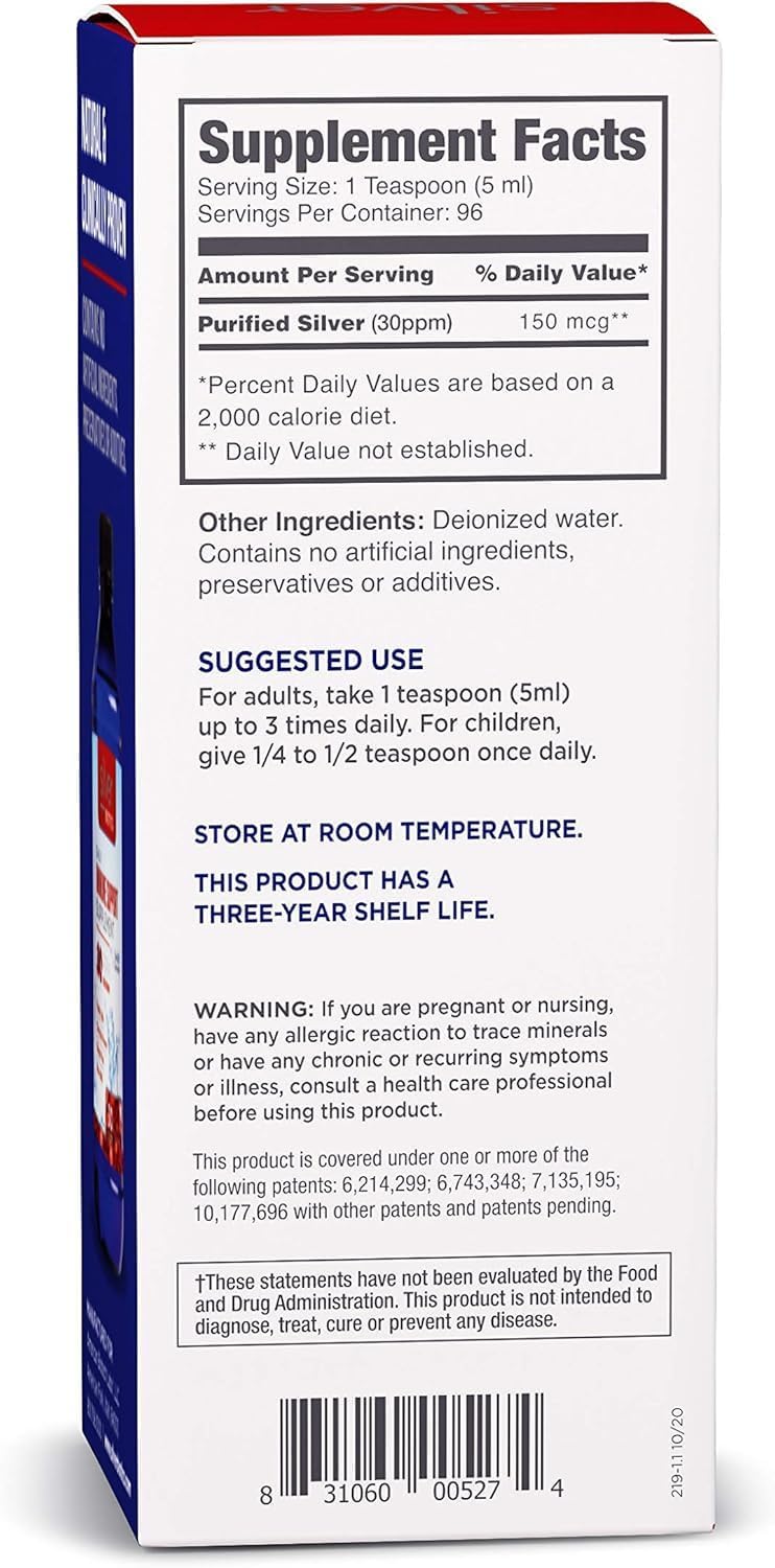 Silver Biotics Immune Support Extra Strength 30ppm