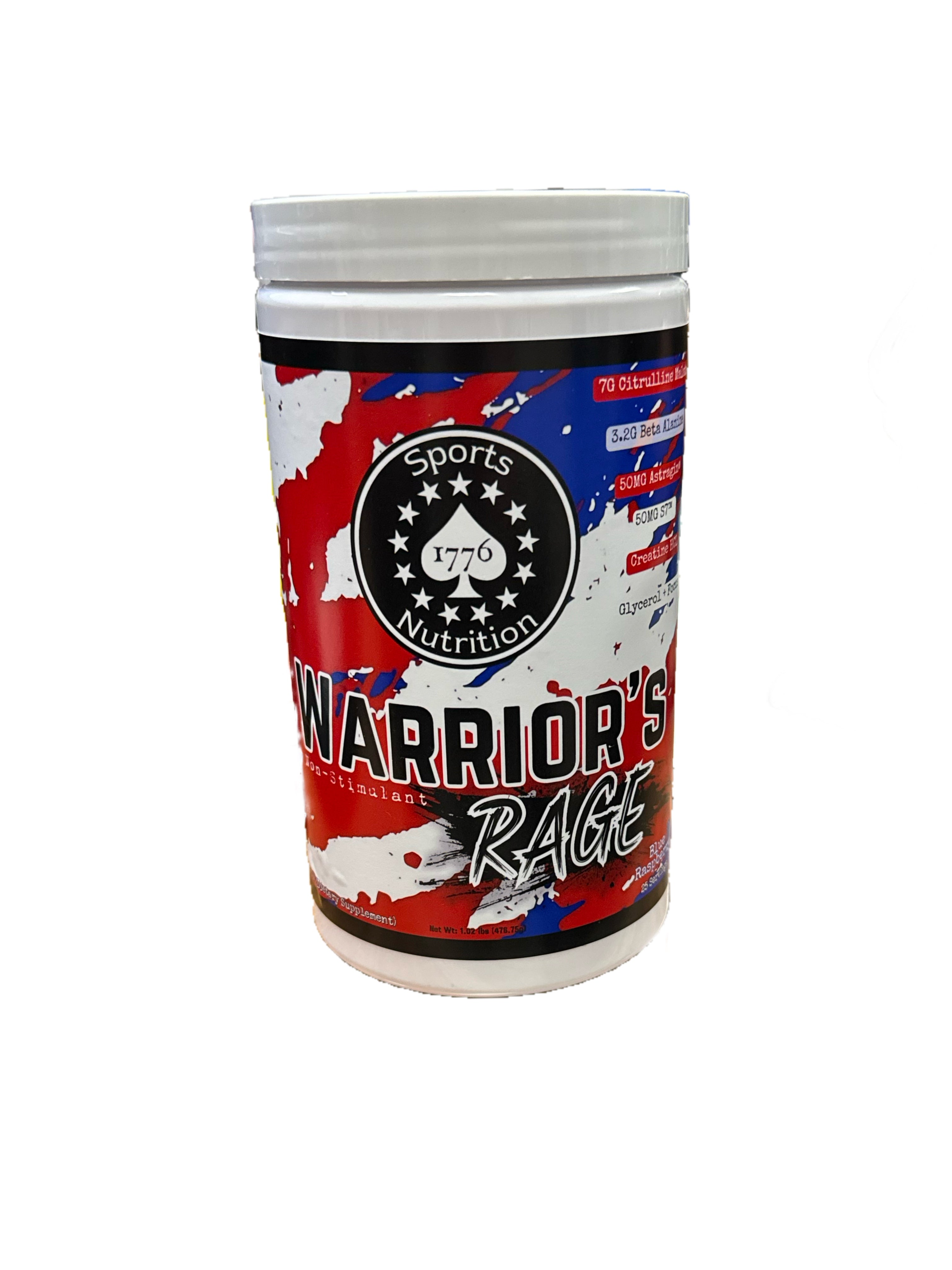 1776 Sports Nutrition| Warrior’s Rage (Non-Stim)