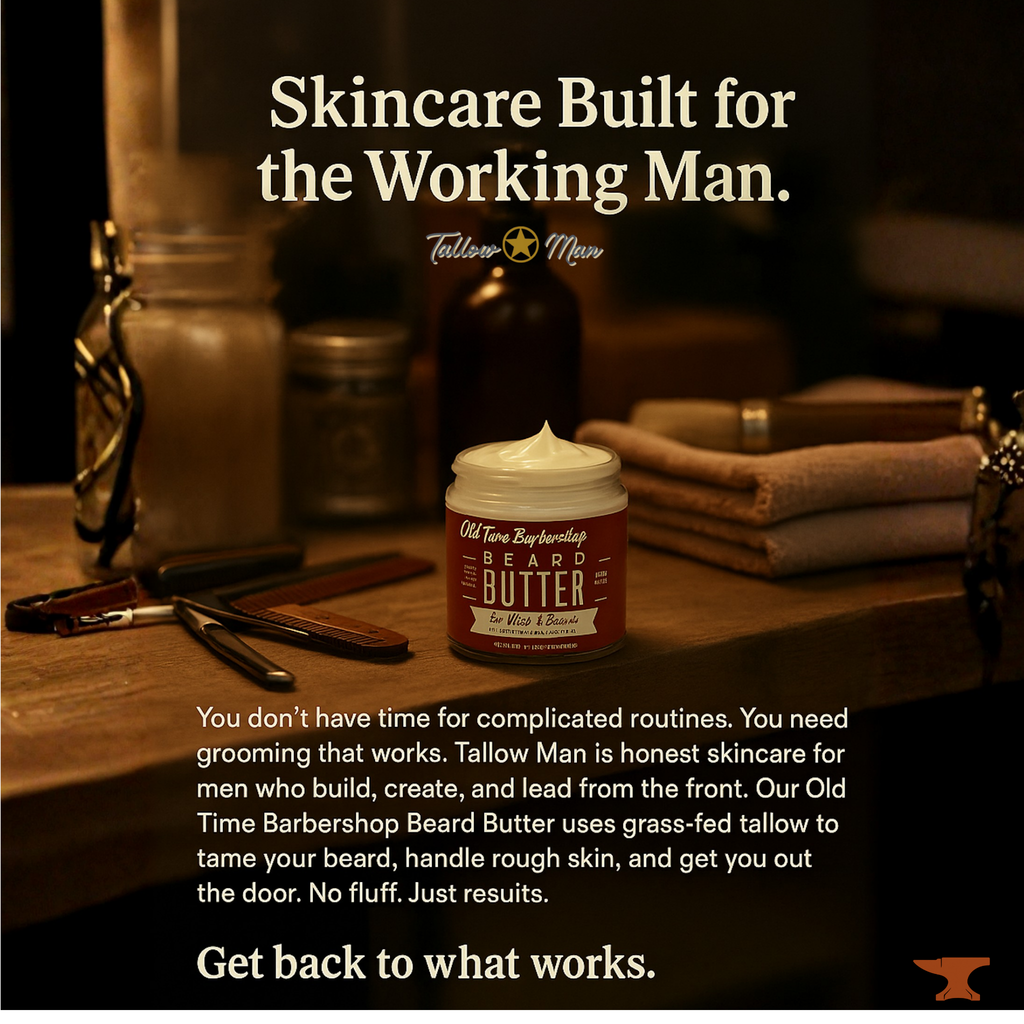 Tallow Man Old Time Barbershop Beard + Body Butter