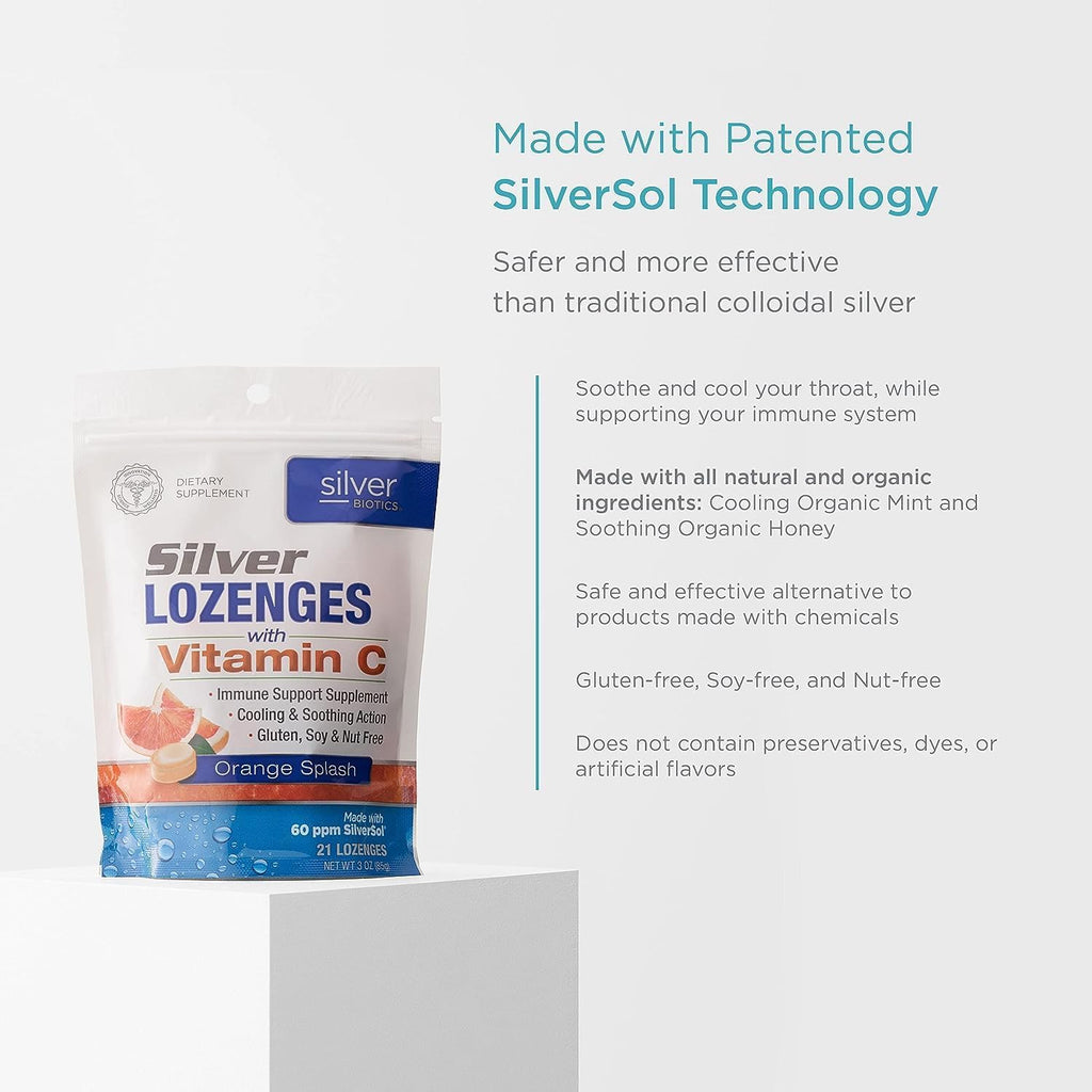 Silver Biotics Lozenges: Colloidal Silver & Honey