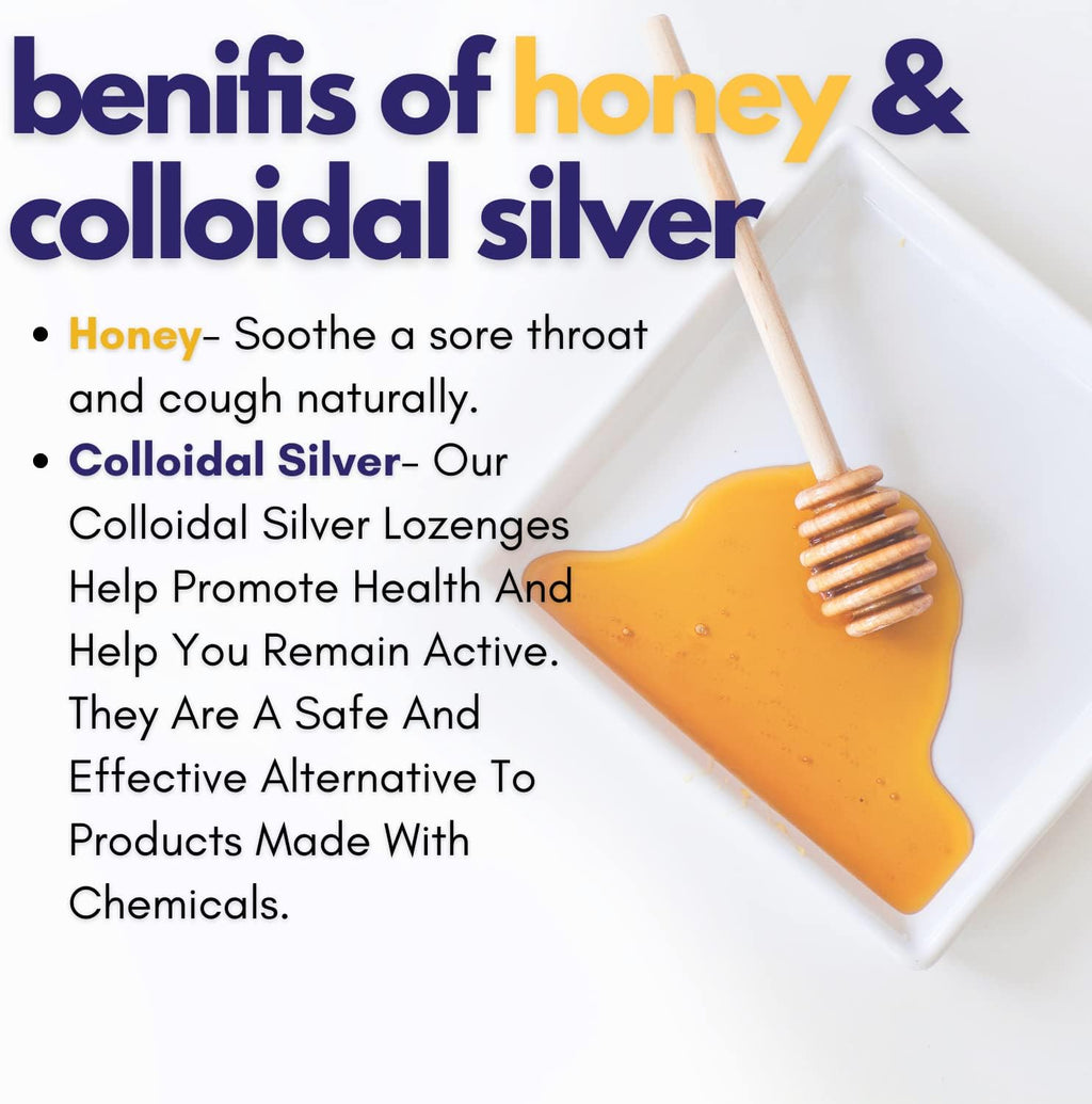 Silver Biotics Lozenges: Colloidal Silver & Honey