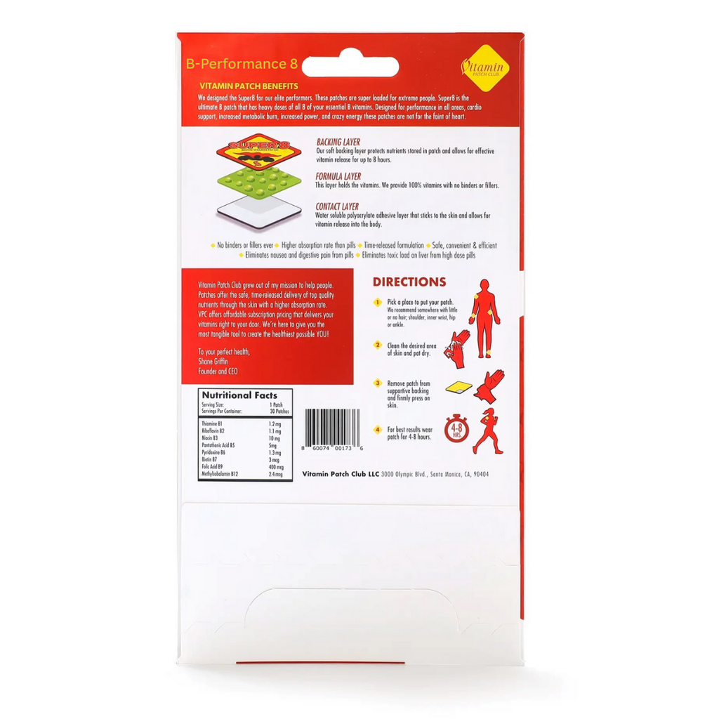 B-Performance 8- Vitamin Patch Club