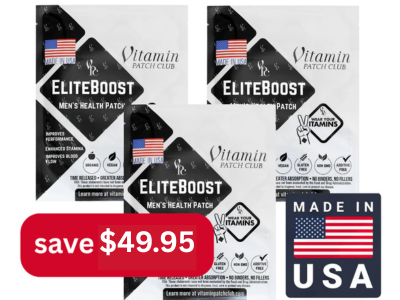EliteBoost Men's Patch E3- Vitamin Patch Club