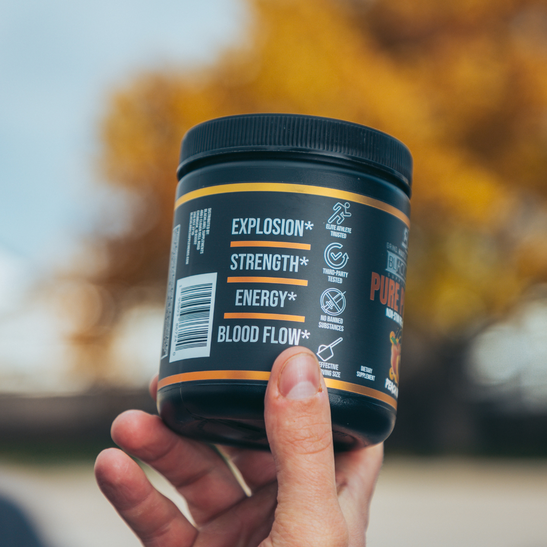 BLACKLABEL PURE POWER| Non-stim Pre Workout & Creatine