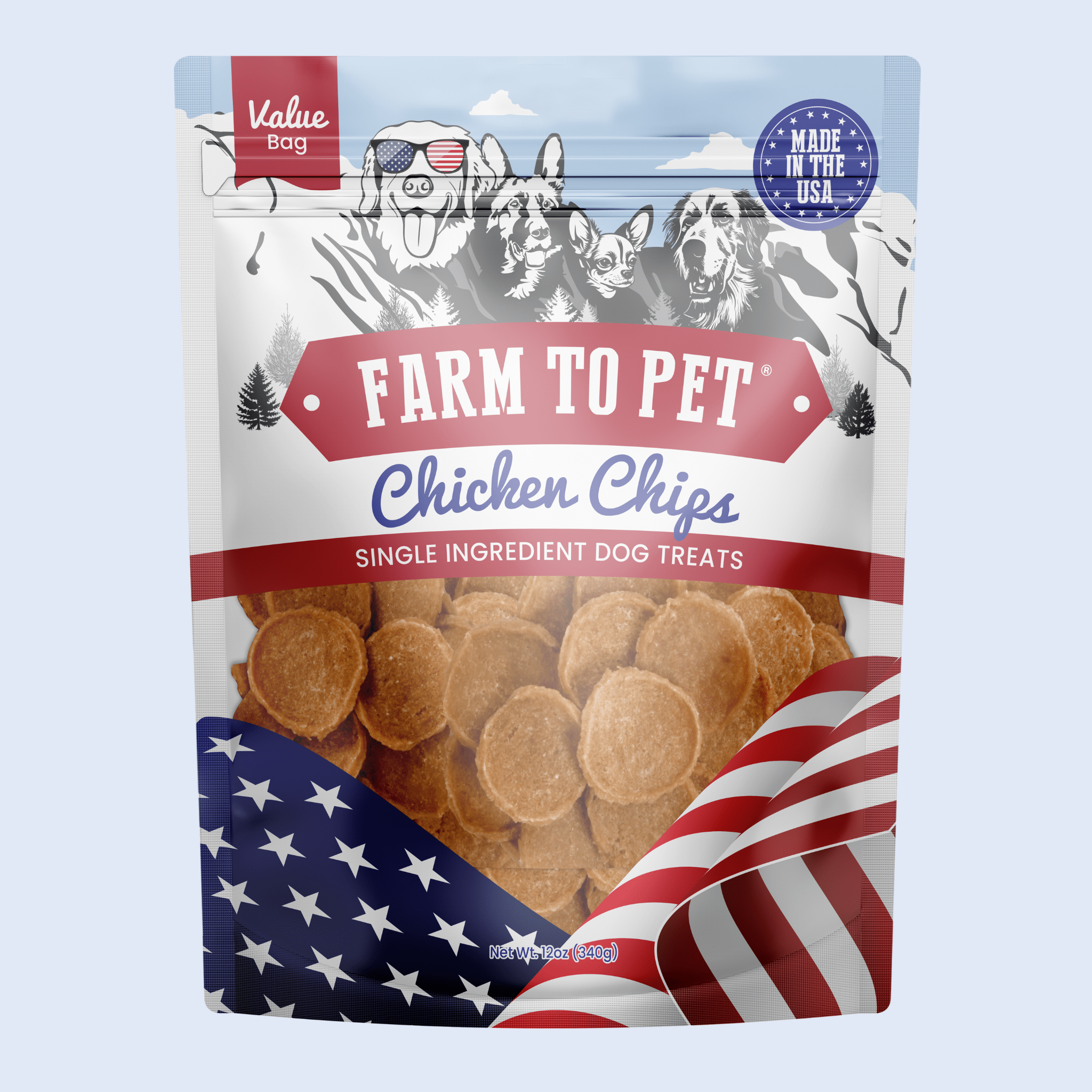 Americana Chicken Chips for Dogs