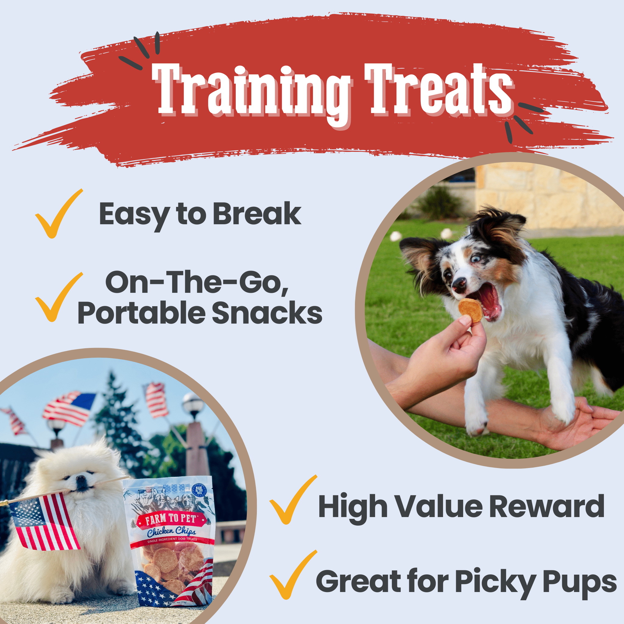 Americana Chicken Chips for Dogs