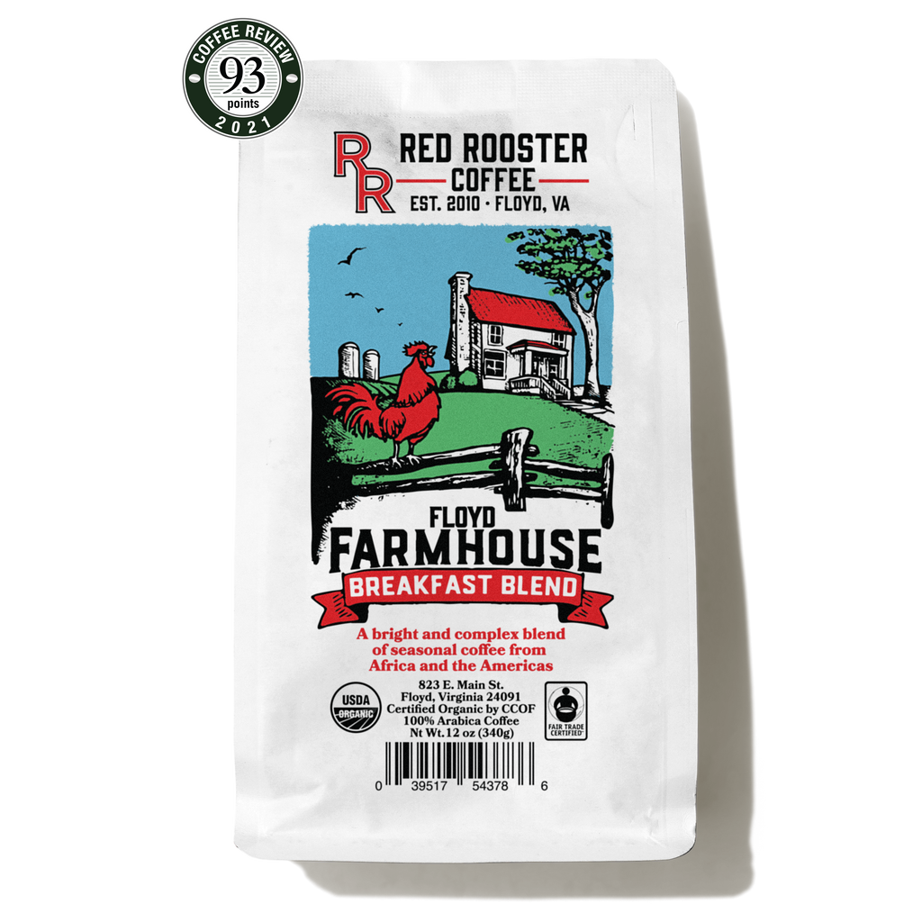 Red Rooster Organic Floyd Farmhouse Breakfast Blend Coffee