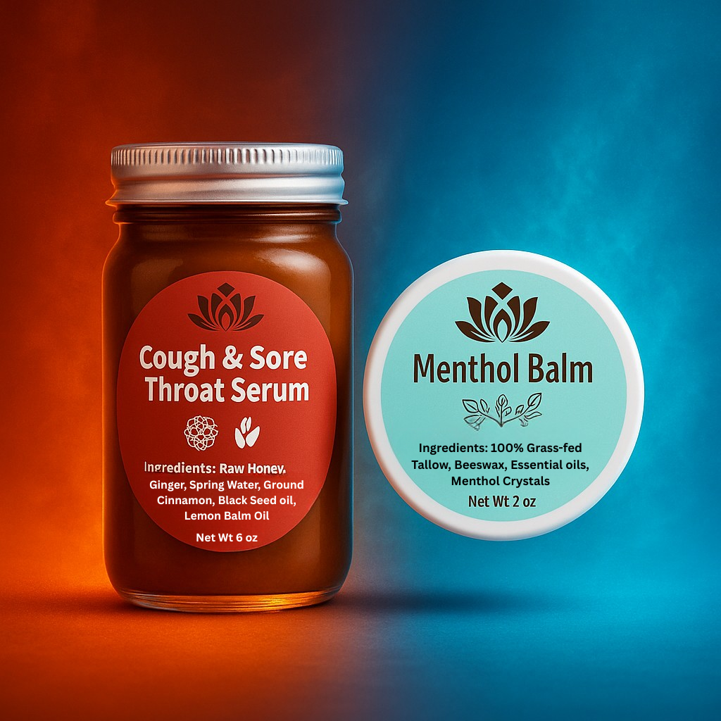 Winter Support Bundle: Throat Serum & Menthol Balm