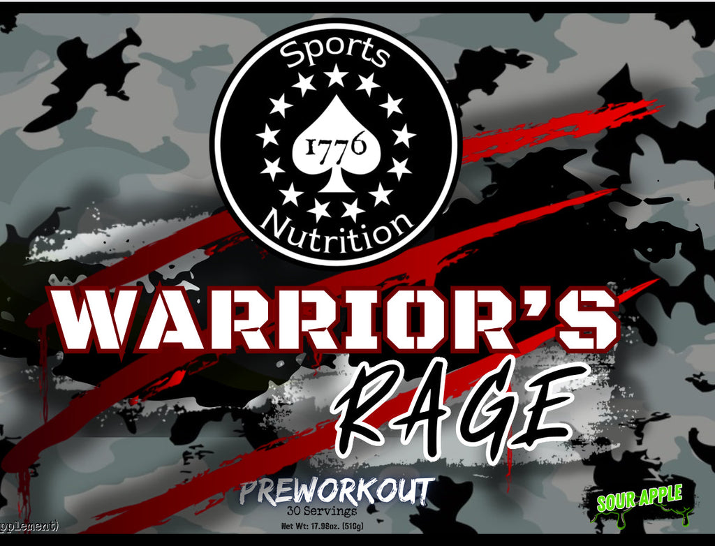 1776 Sports Nutrition| Warrior’s Rage PreWorkout
