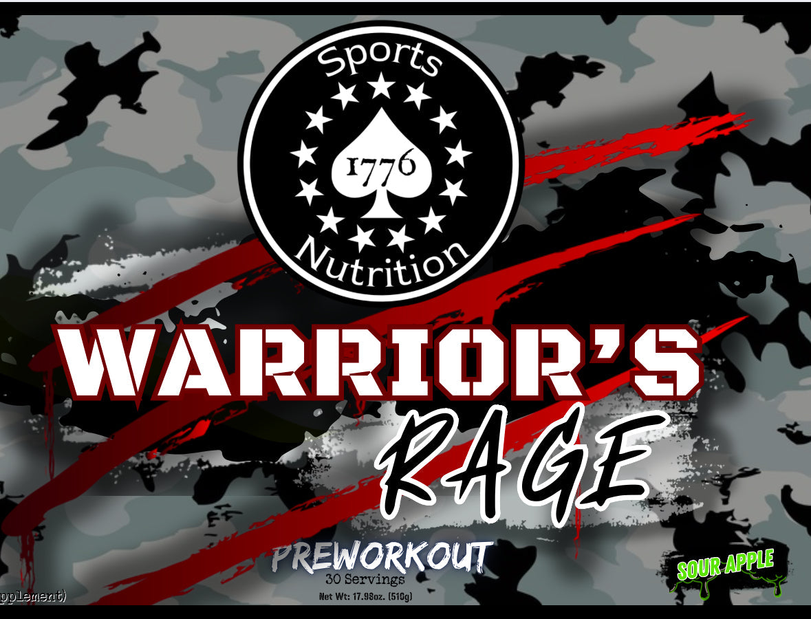 1776 Sports Nutrition| Warrior’s Rage PreWorkout
