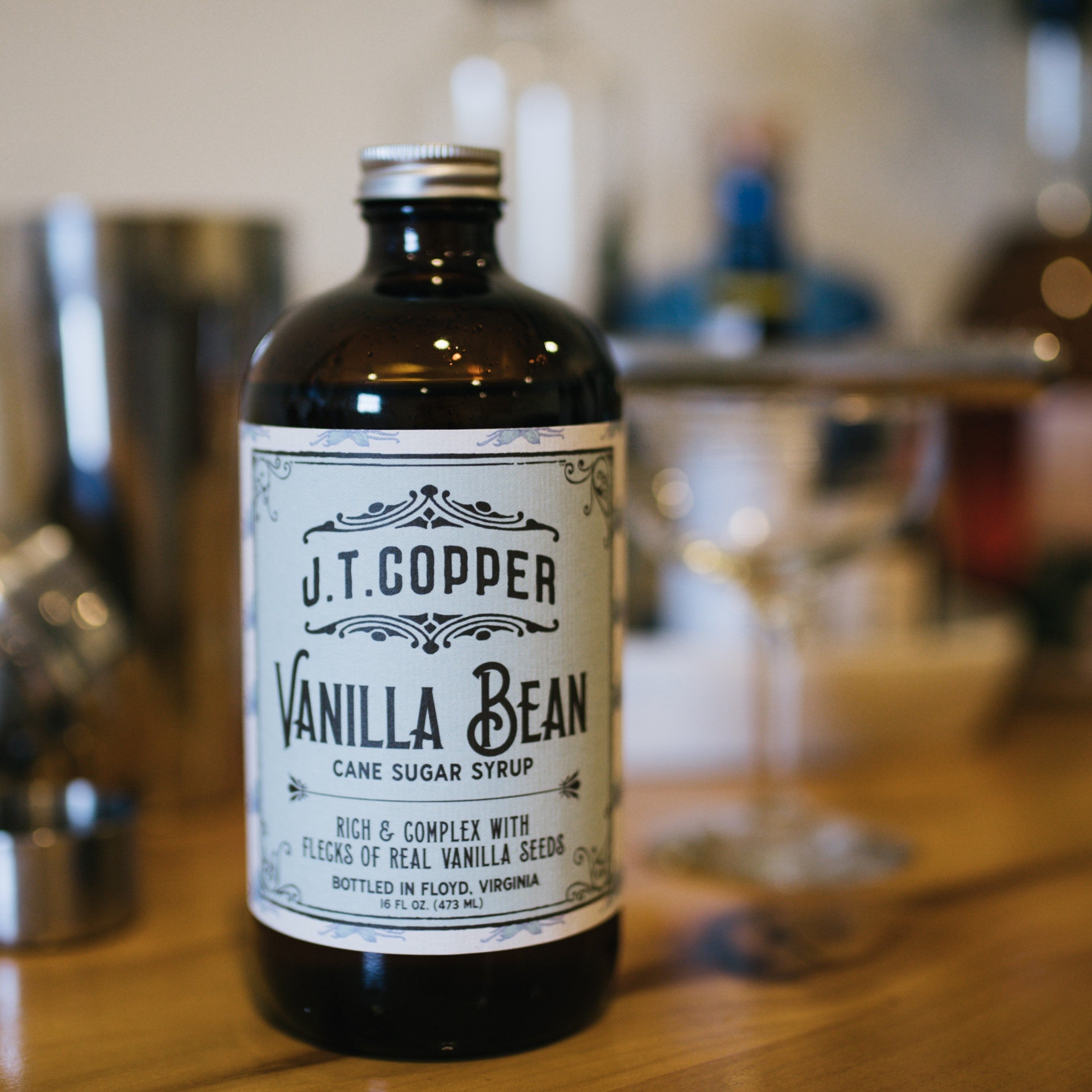 J.T. Copper Vanilla Bean Syrup
