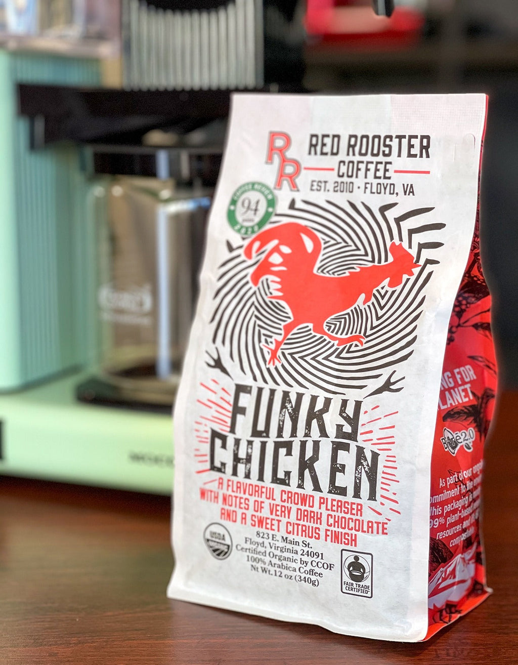 Red Rooster Organic Funky Chicken Coffee