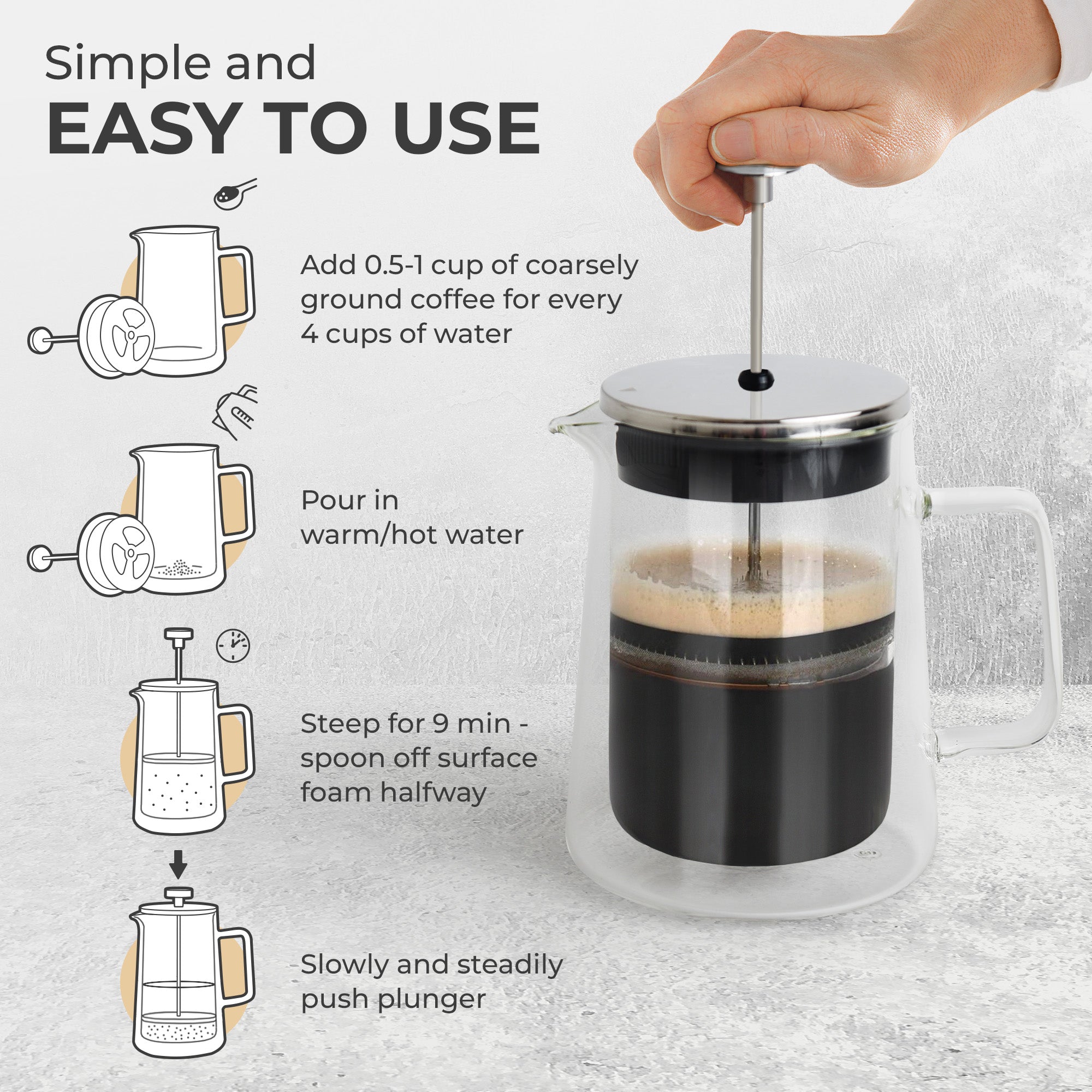 Glass French Press