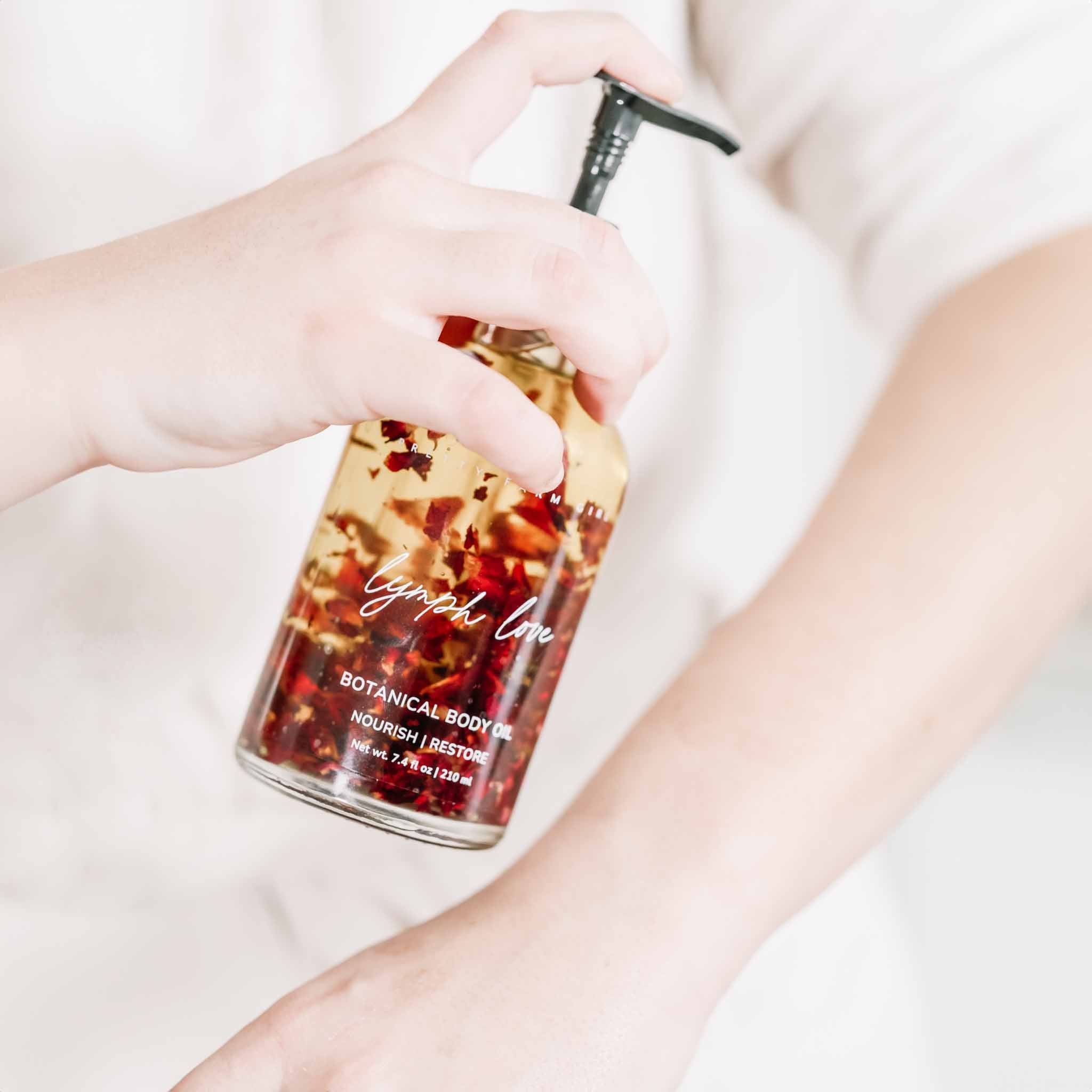 Lymph Love Natural Body Oil - Best for Lymphatic Massages