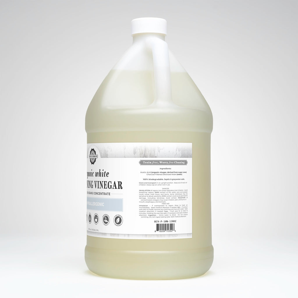 Organic White Cleaning Vinegar Concentrate | 10% (100 grain)
