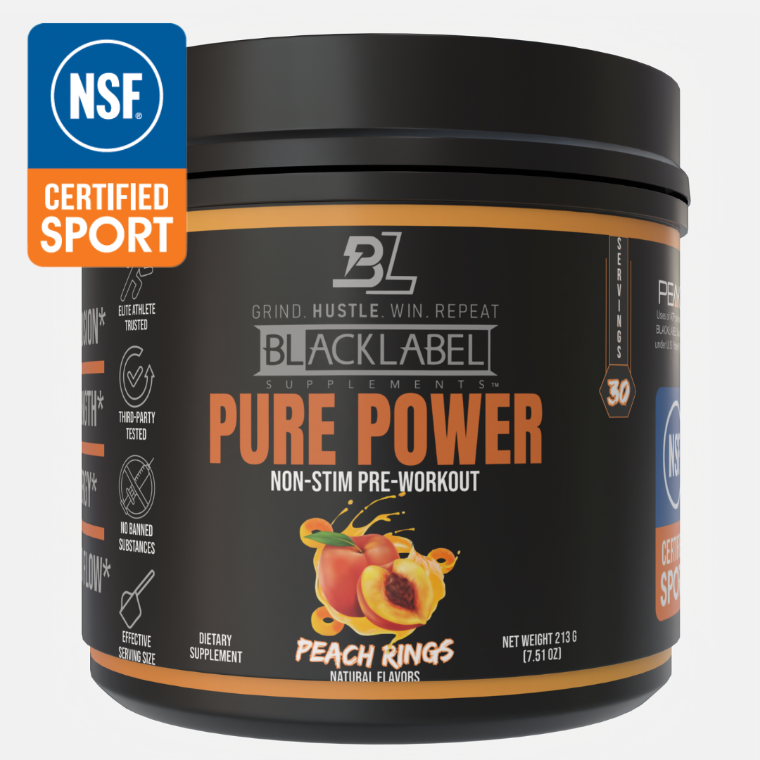 BLACKLABEL PURE POWER| Non-stim Pre Workout & Creatine