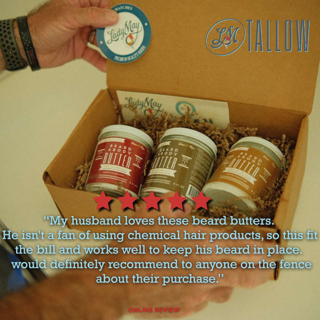 Tallow Man Tobacco Vanilla Beard + Body Butter