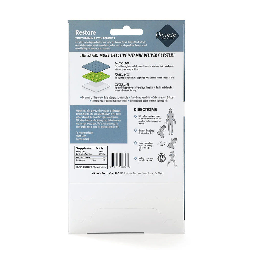 Restore- Vitamin Patch Club