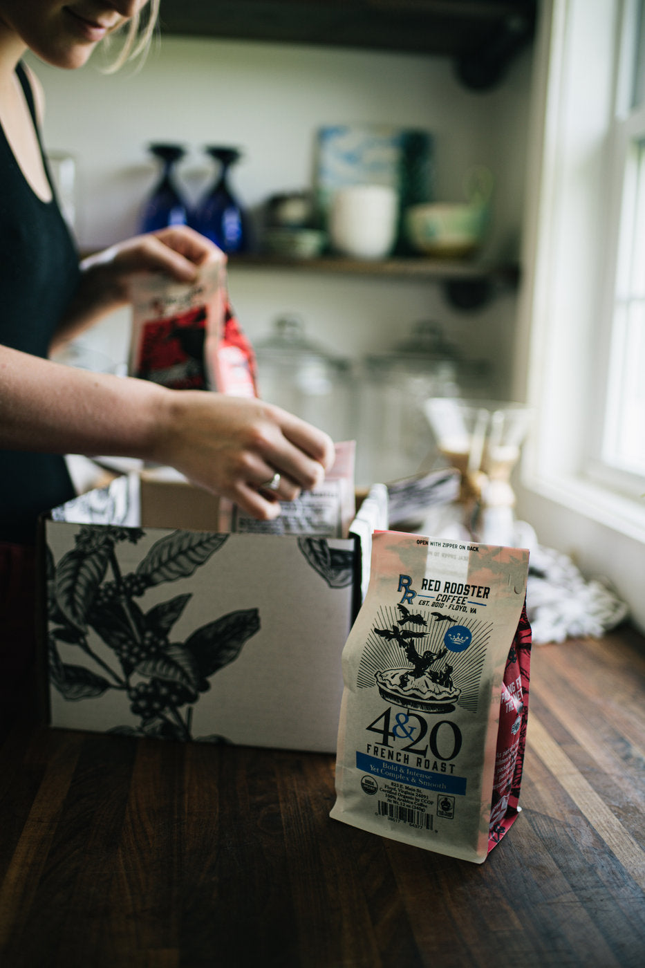 Red Rooster Organic 4&20 French Roast Coffee