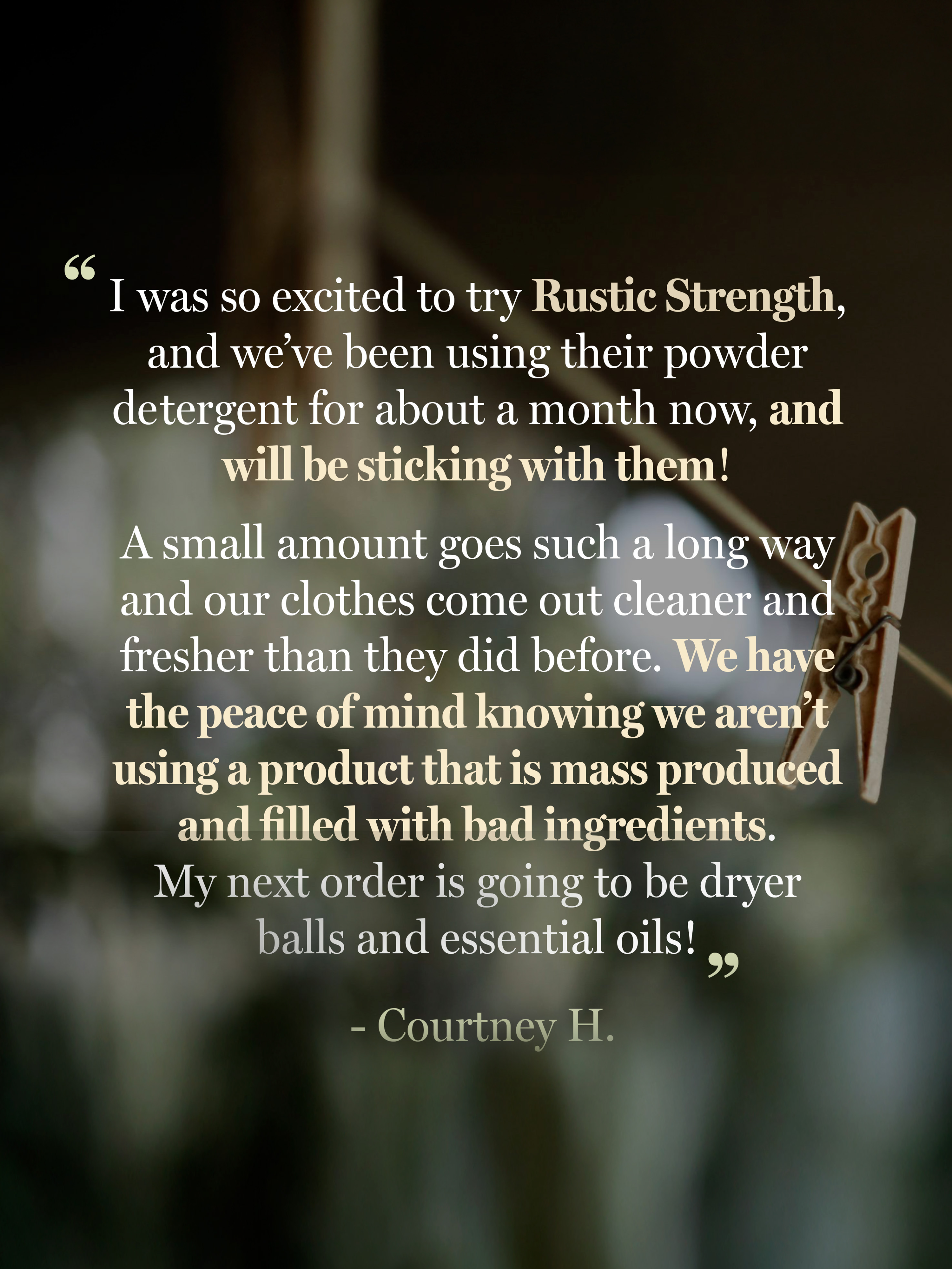 Powder Laundry Detergent