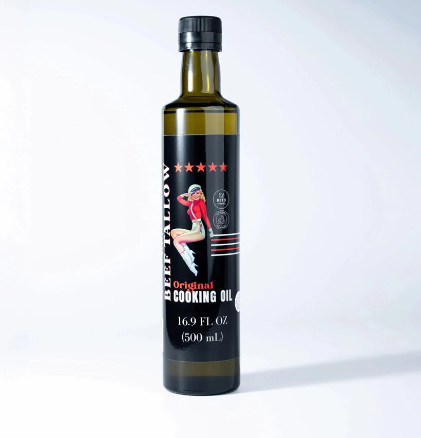 Premium Grass-Fed Beef Tallow Cooking Oil | Choose Your Flavor