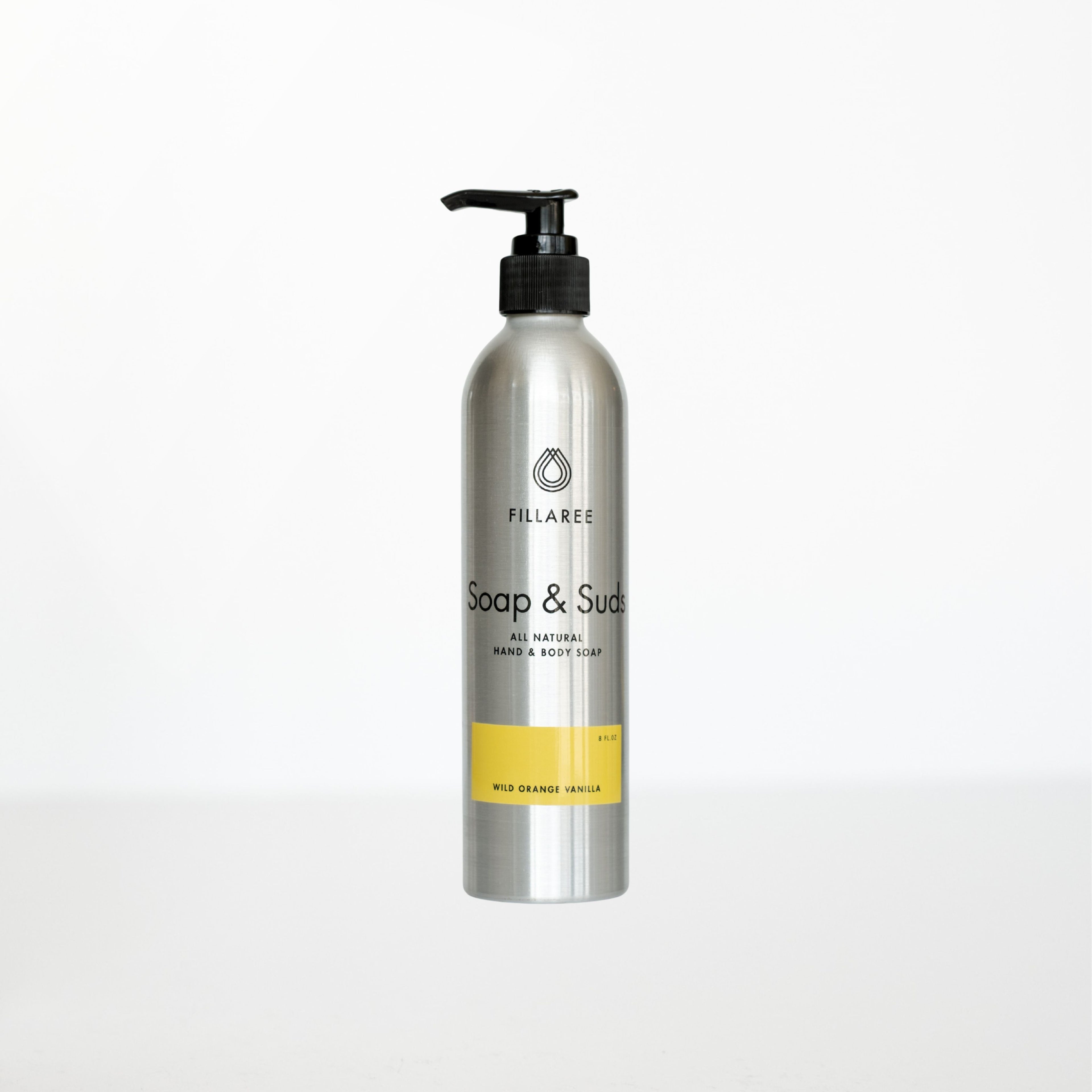 Fillaree Soap & Suds - Metal Bottle