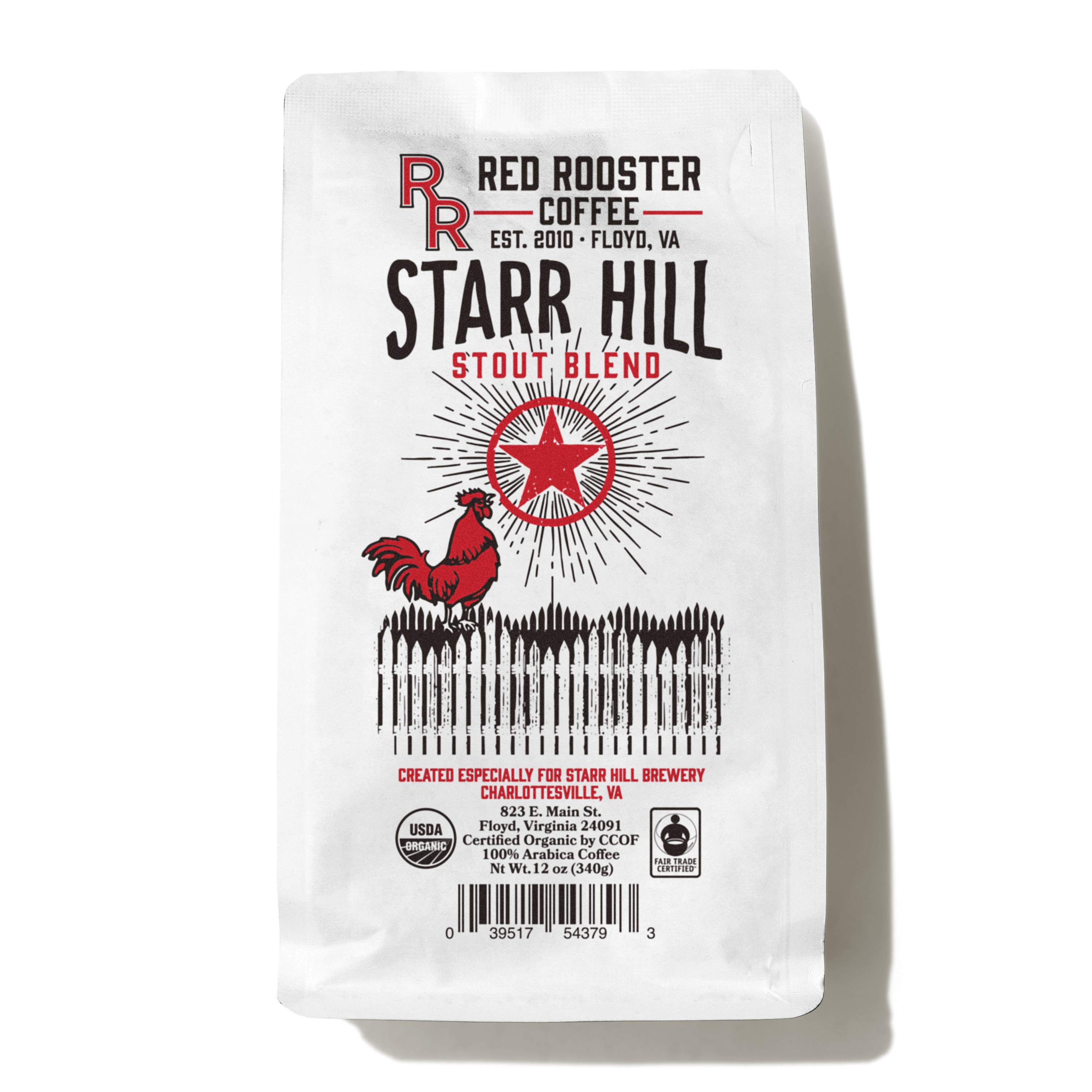 Red Rooster Organic Starr Hill Stout Blend Coffee