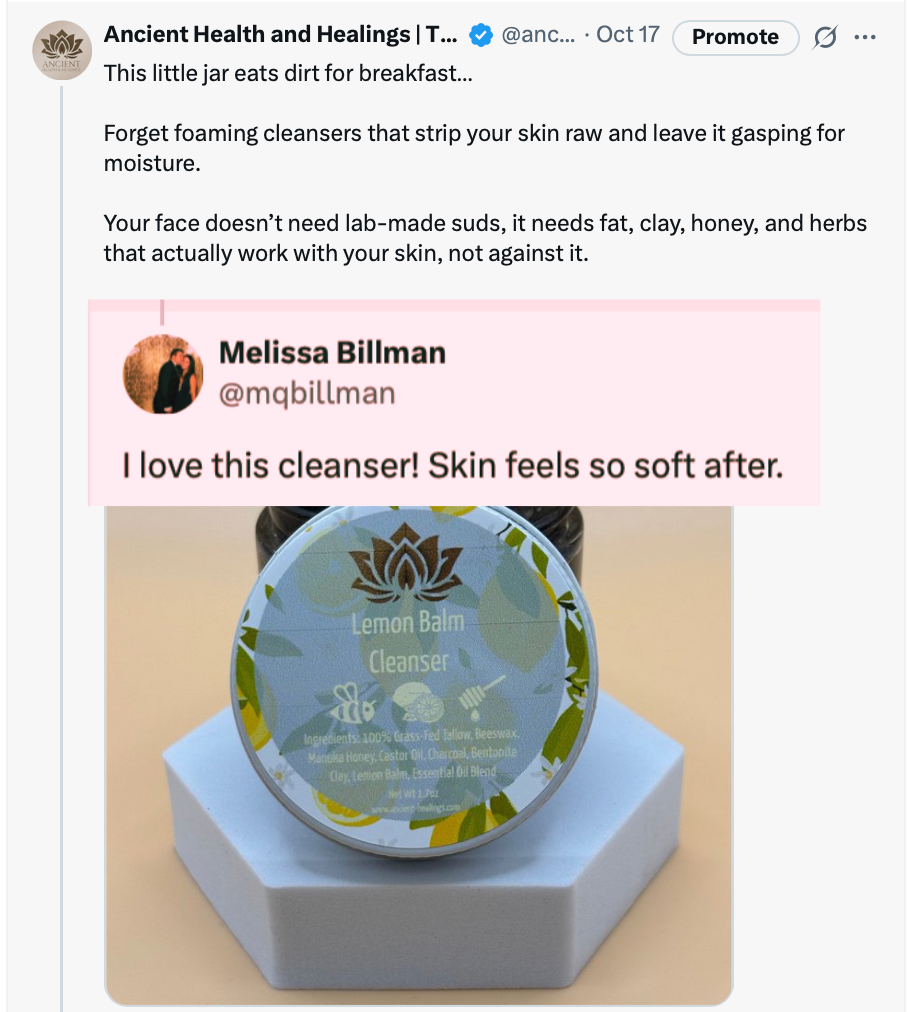 Tallow Face Cleanser