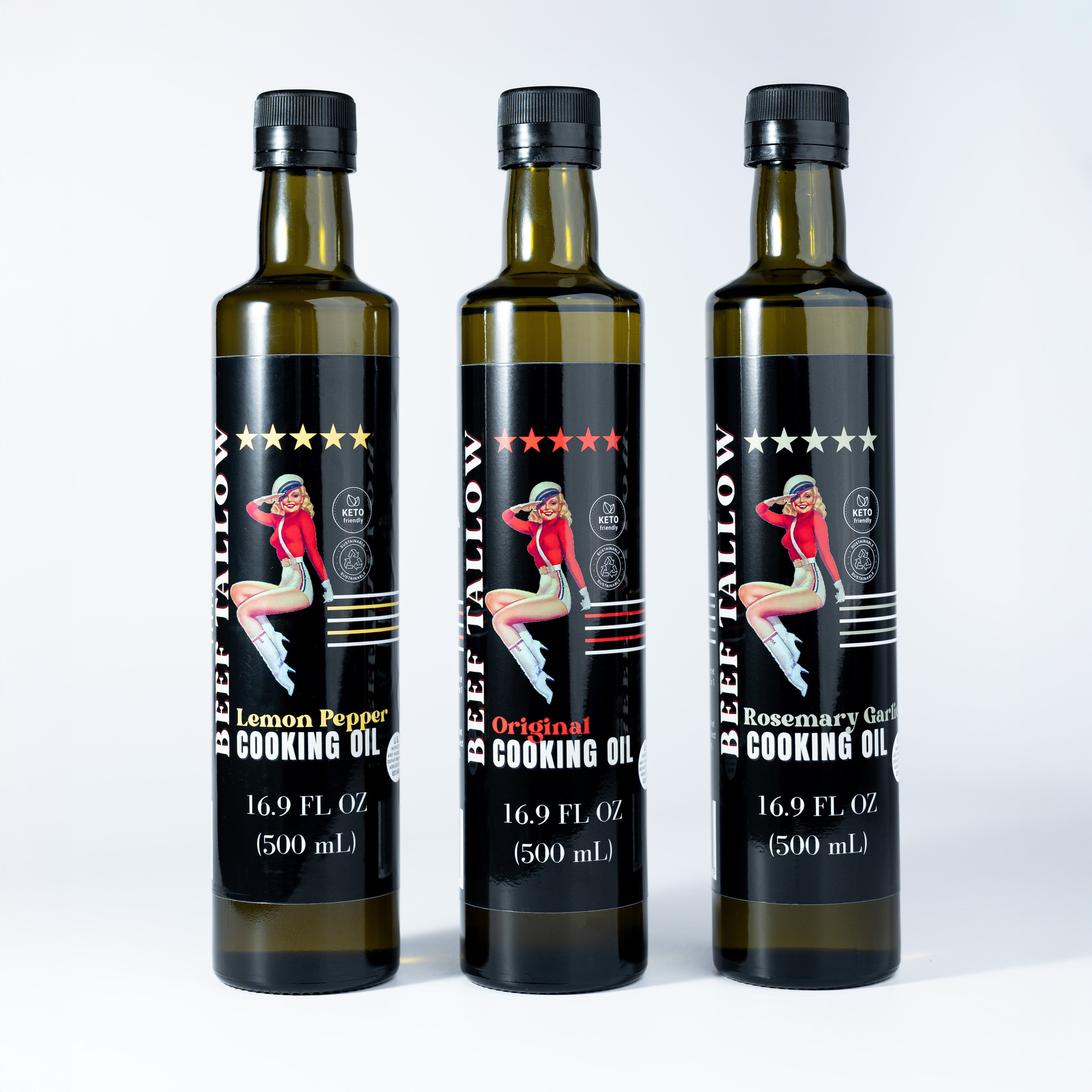 Premium Grass-Fed Beef Tallow Cooking Oil | Choose Your Flavor