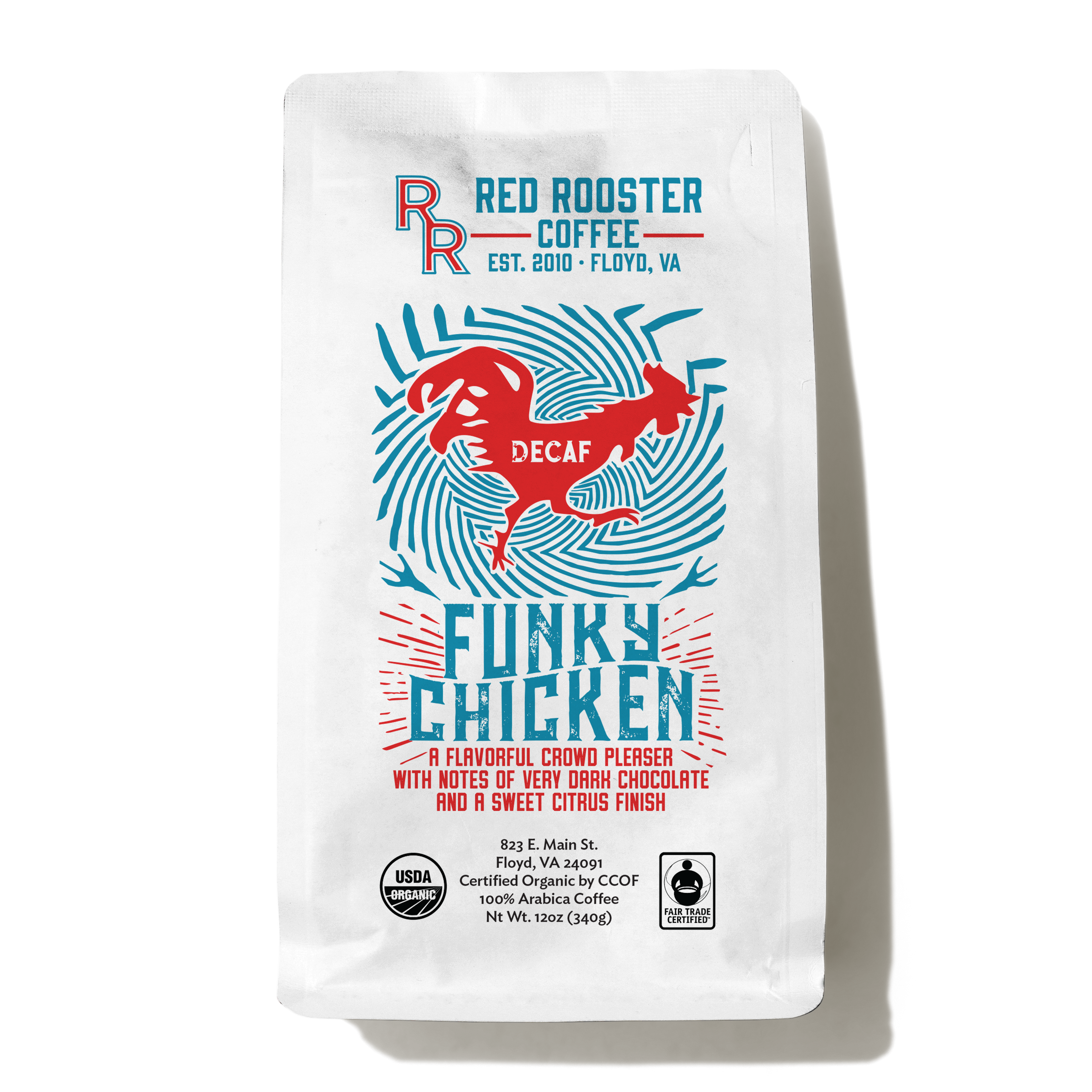 Red Rooster Organic DECAF Funky Chicken