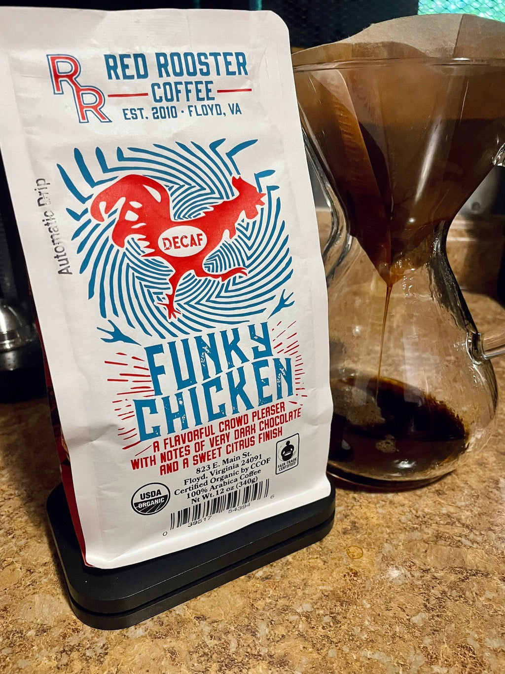 Red Rooster Organic DECAF Funky Chicken