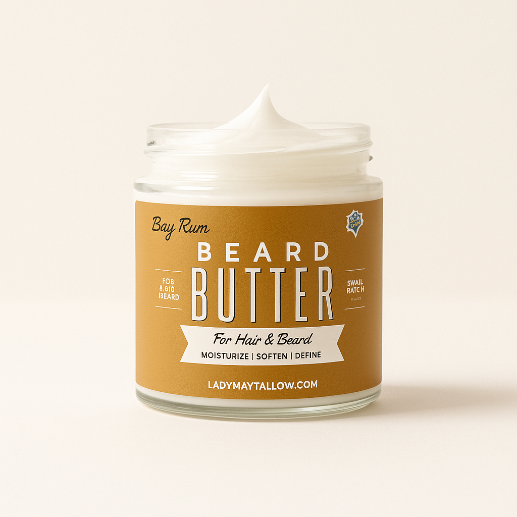 Tallow Man Bay Rum Beard + Body Butter