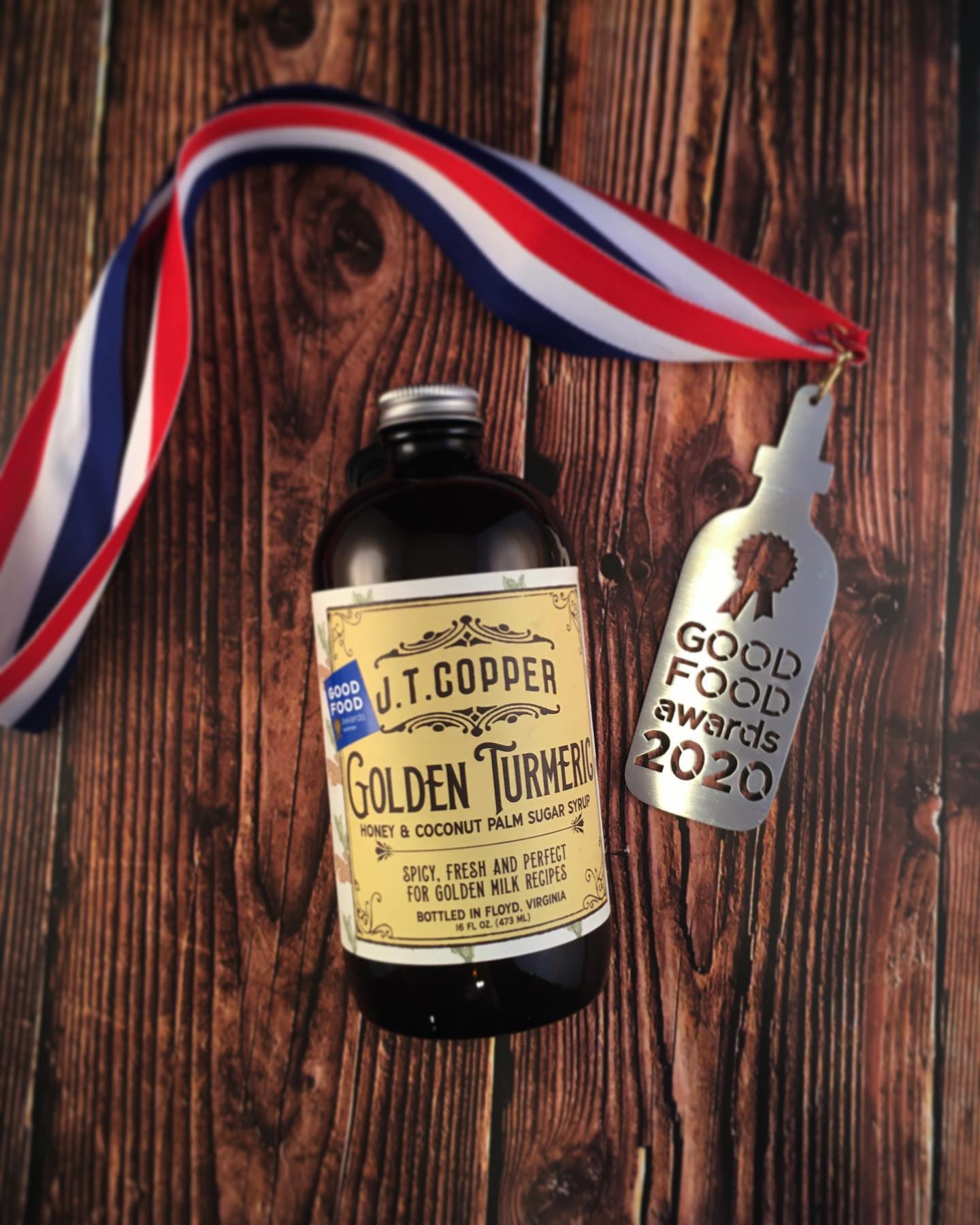 J.T. Copper Golden Turmeric Syrup