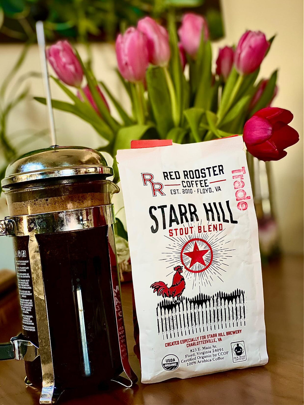 Red Rooster Organic Starr Hill Stout Blend Coffee